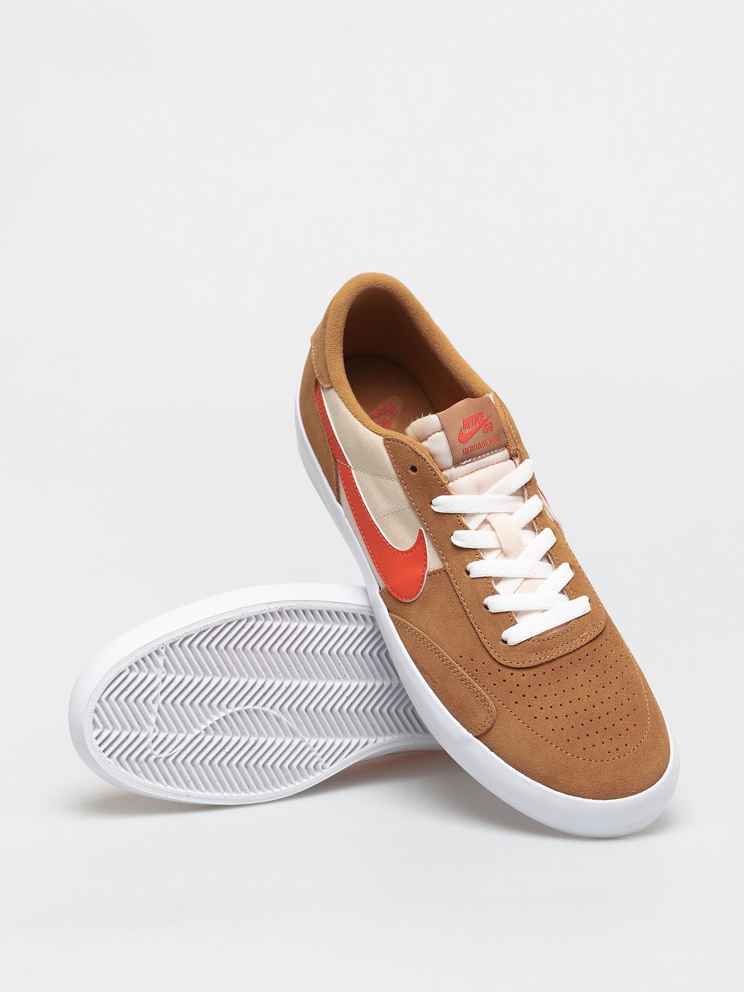 Buty Nike SB Heritage Vulc (flax/college orange oatmeal white)