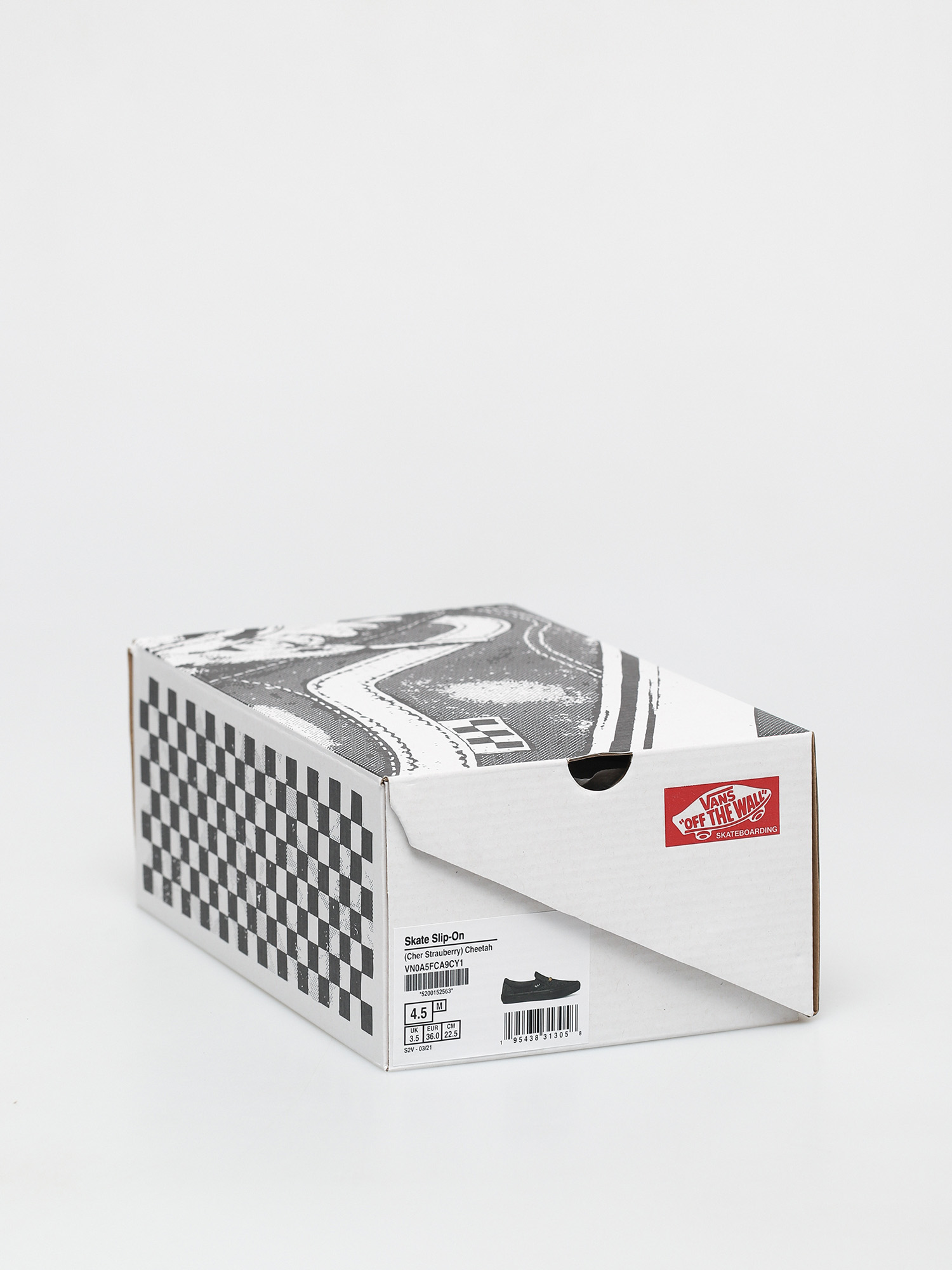 Buty Vans Skate Slip On (cher strauberry/cheetah)