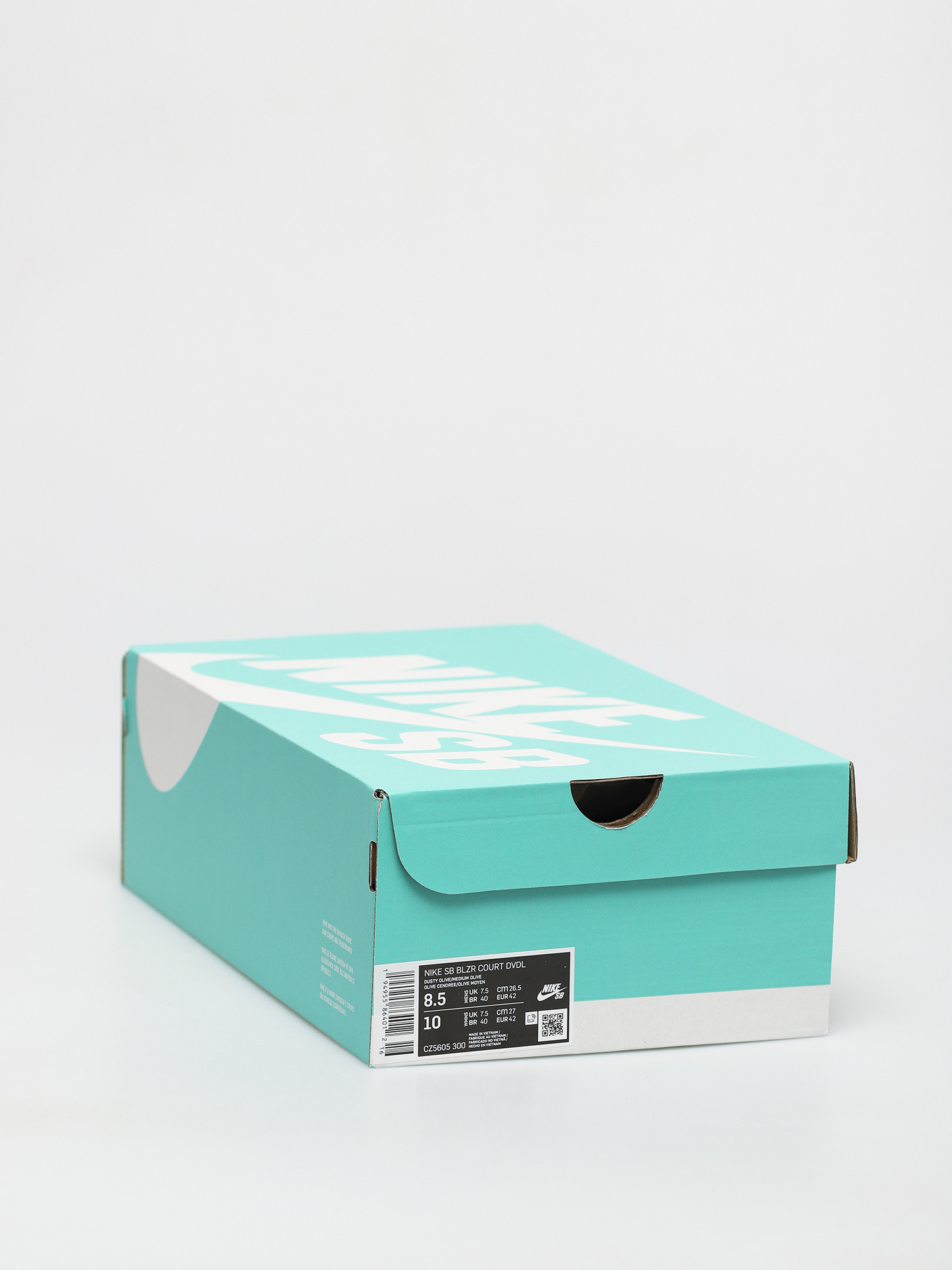 Buty Nike SB X Daan Van Der Linden Blazer Court (dusty olive/medium olive light bone navy)