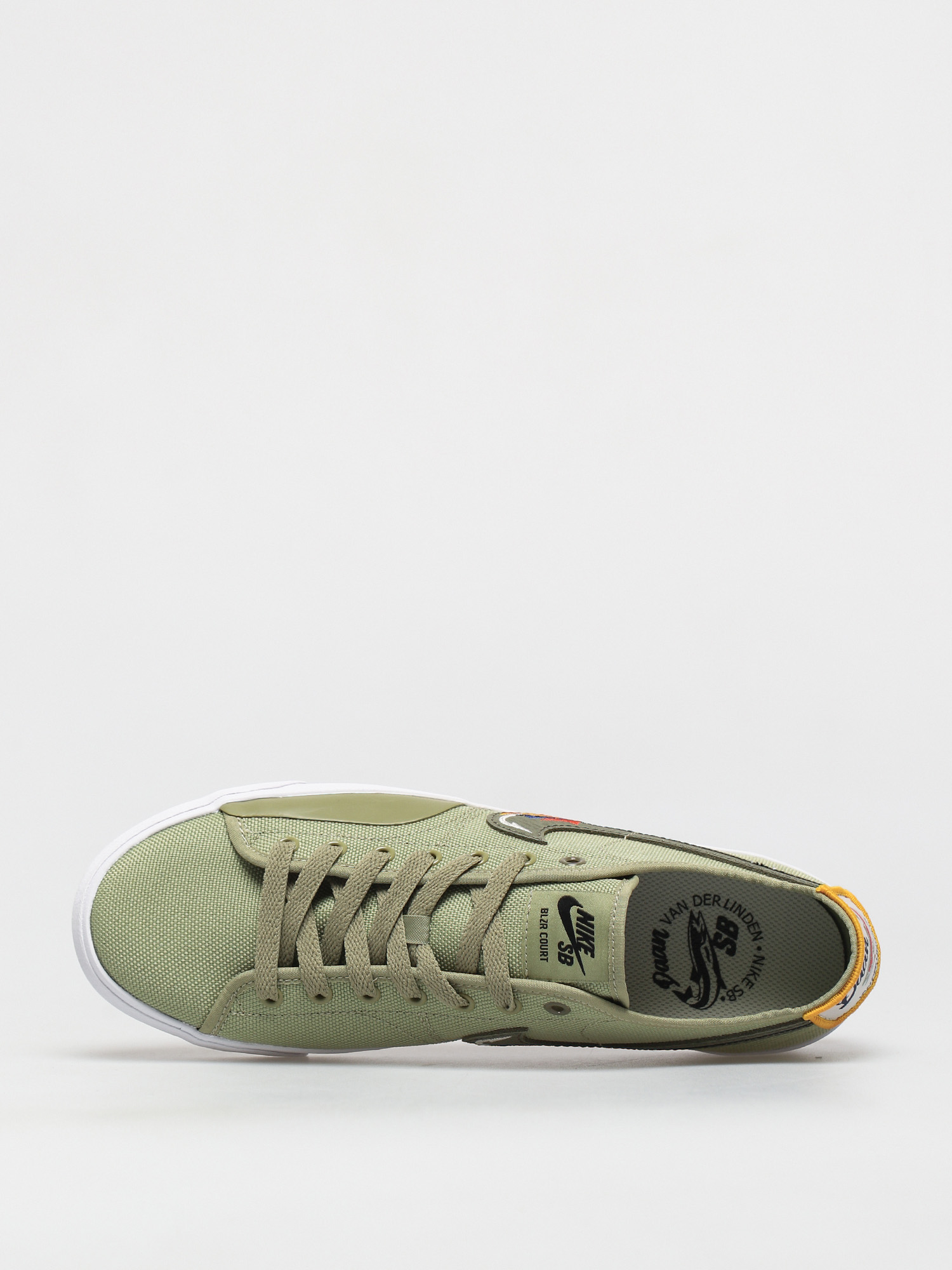 Buty Nike SB X Daan Van Der Linden Blazer Court (dusty olive/medium olive light bone navy)