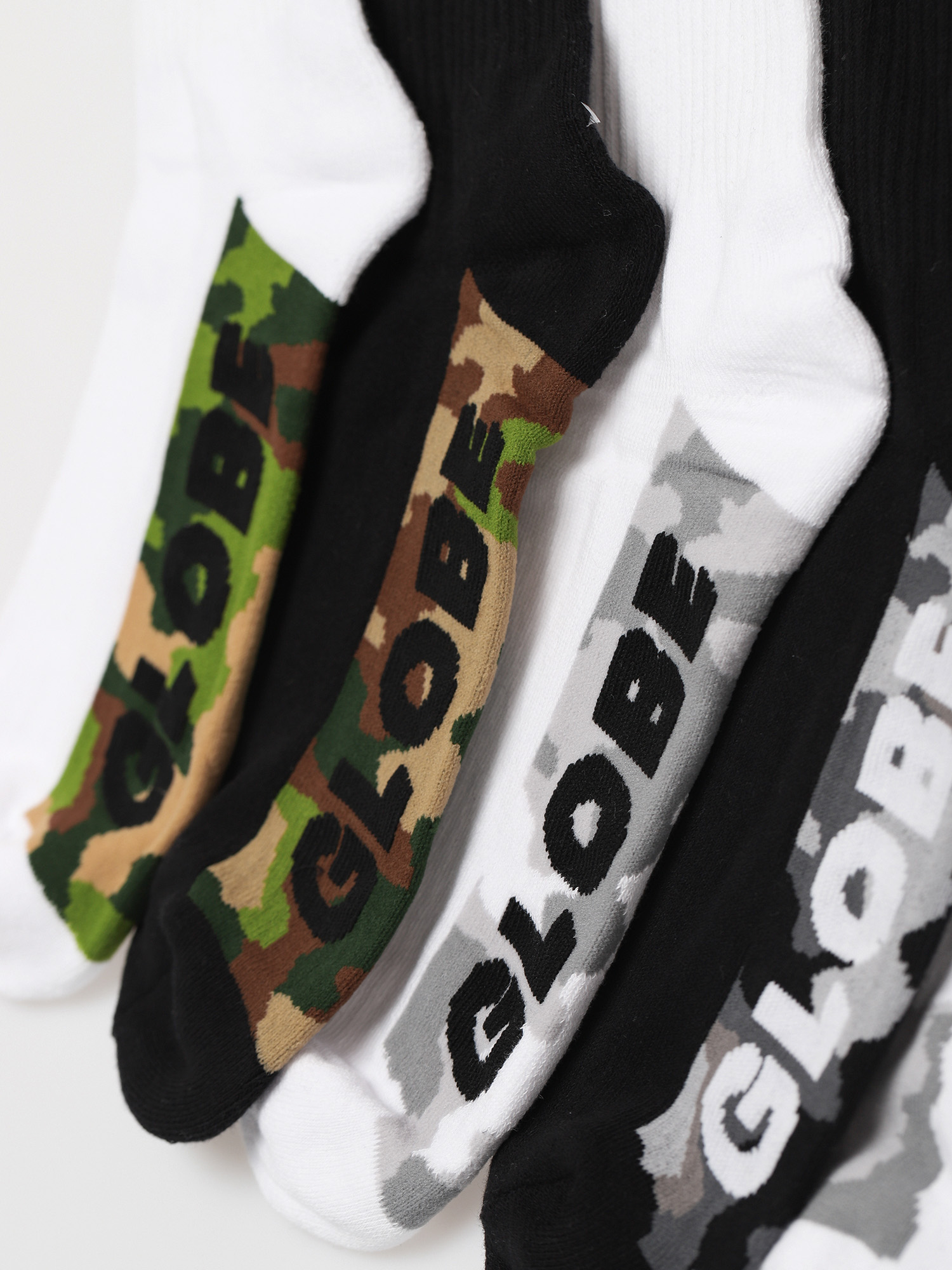 Skarpetki Globe Malcom Crew Sock 5Pk (camo)