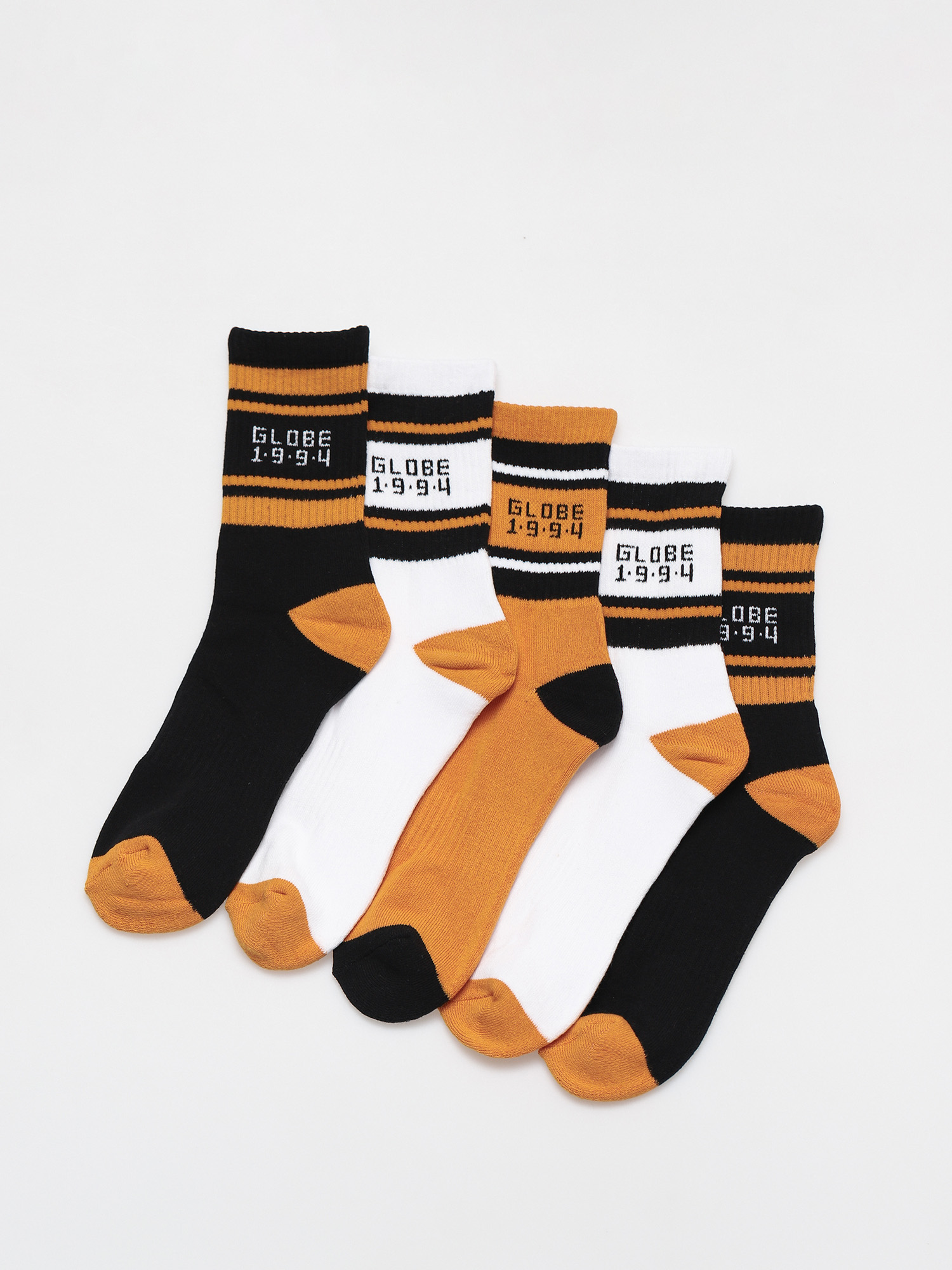Skarpetki Globe Bengal Crew 5 Pack (gold)