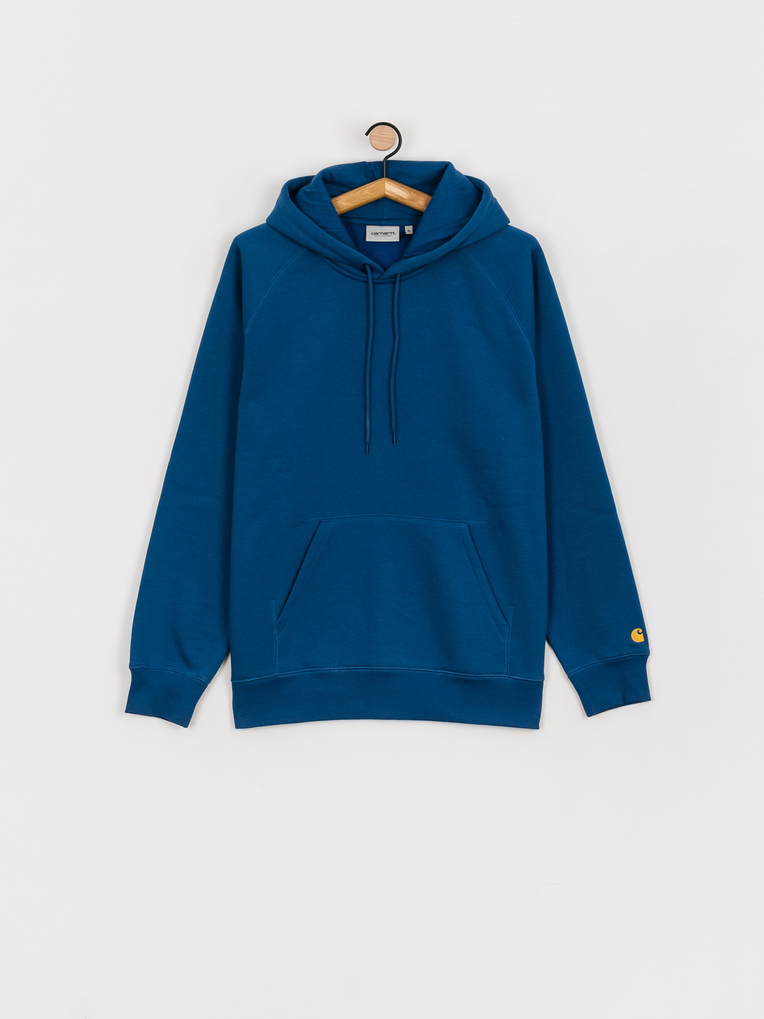 Bluza z kapturem Carhartt WIP Chase HD (skydive/gold)