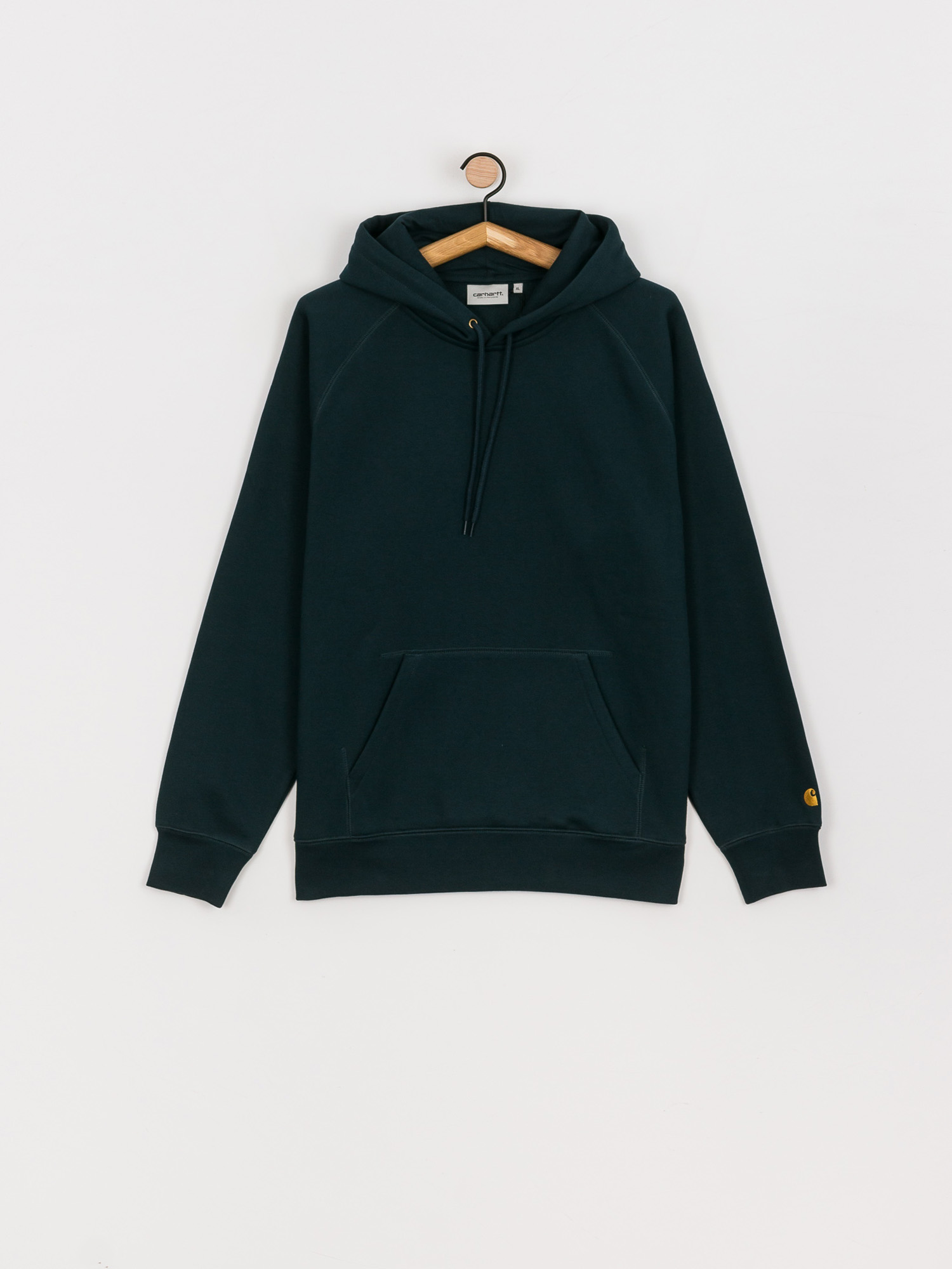 Bluza z kapturem Carhartt WIP Chase HD (frasier/gold)
