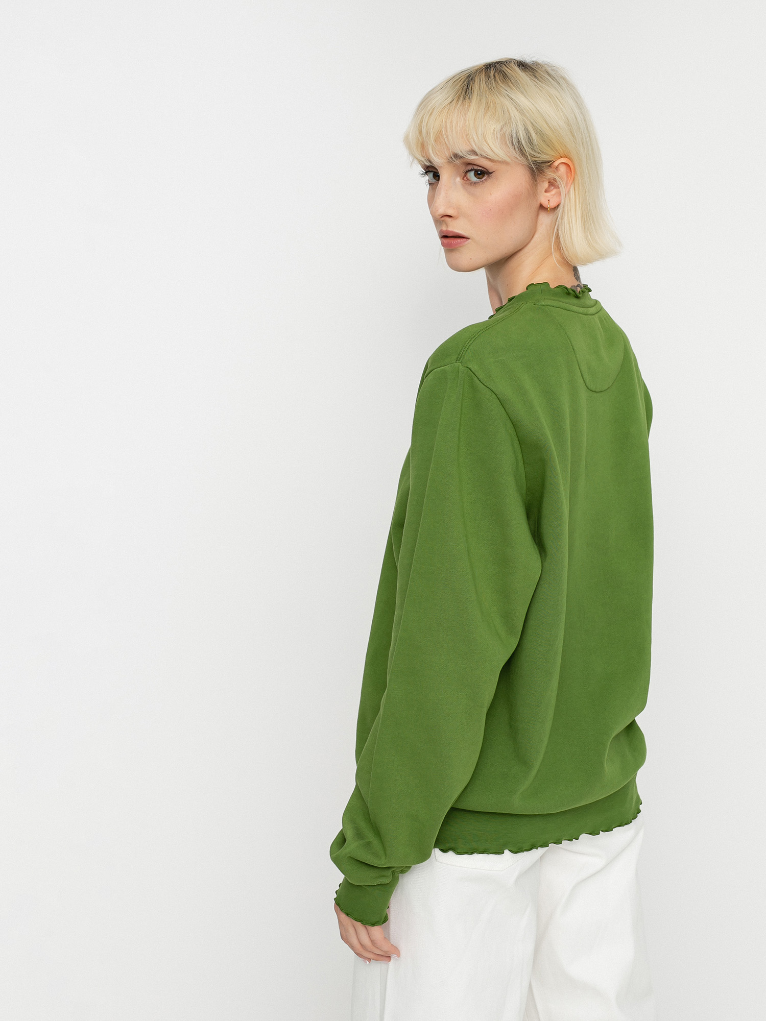 Bluza Stussy Laure Lettuce Edge Wmn (green)