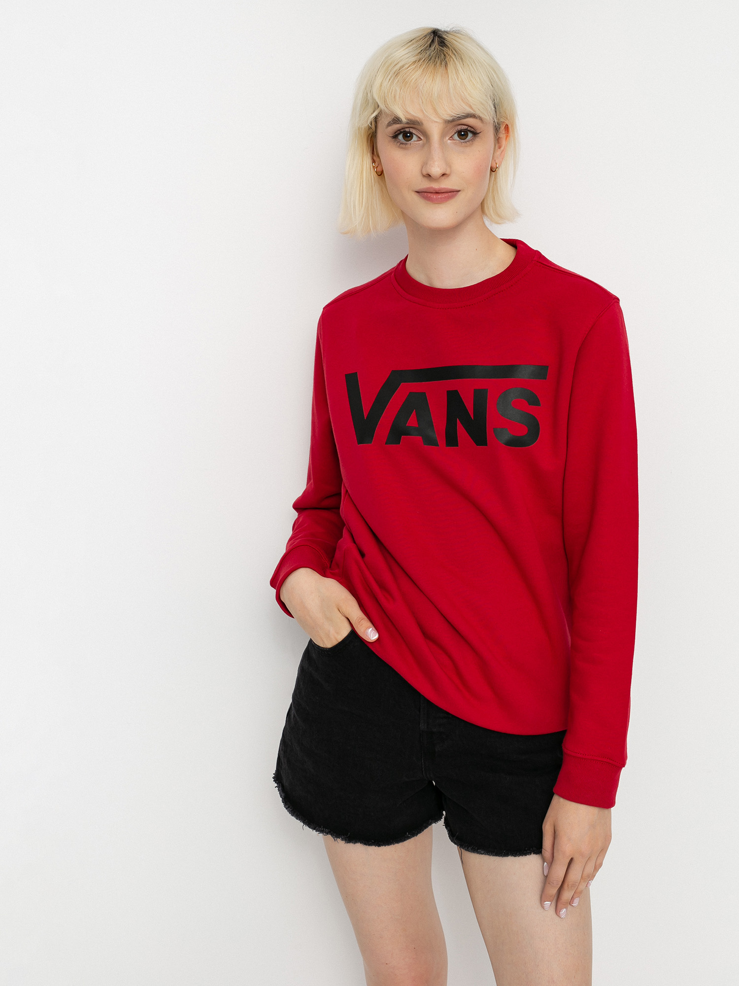 Bluza Vans Classic Crew JR (chili pepper)