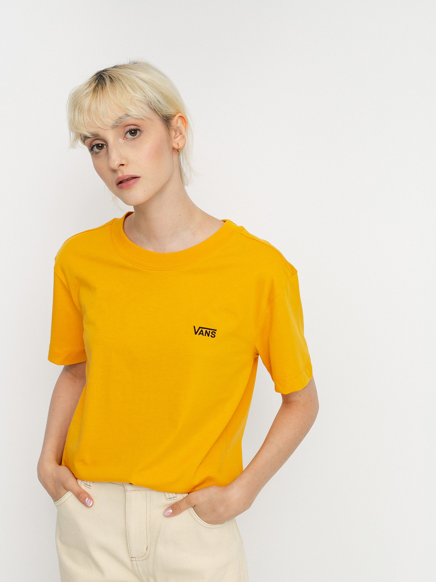 T-shirt Vans Junior V Boxy Wmn (golden glow)