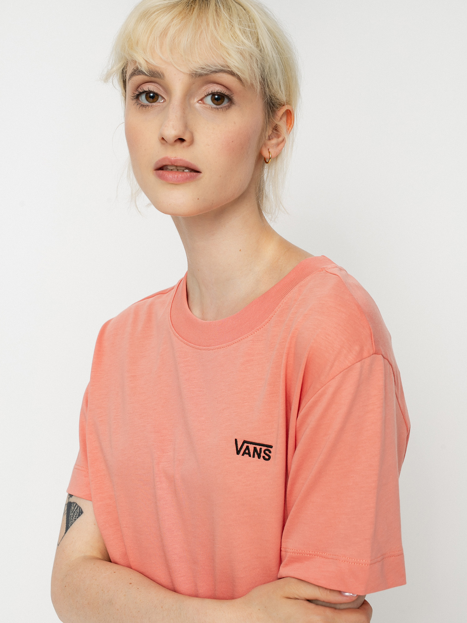T-shirt Vans Junior V Boxy Wmn (terra cotta)