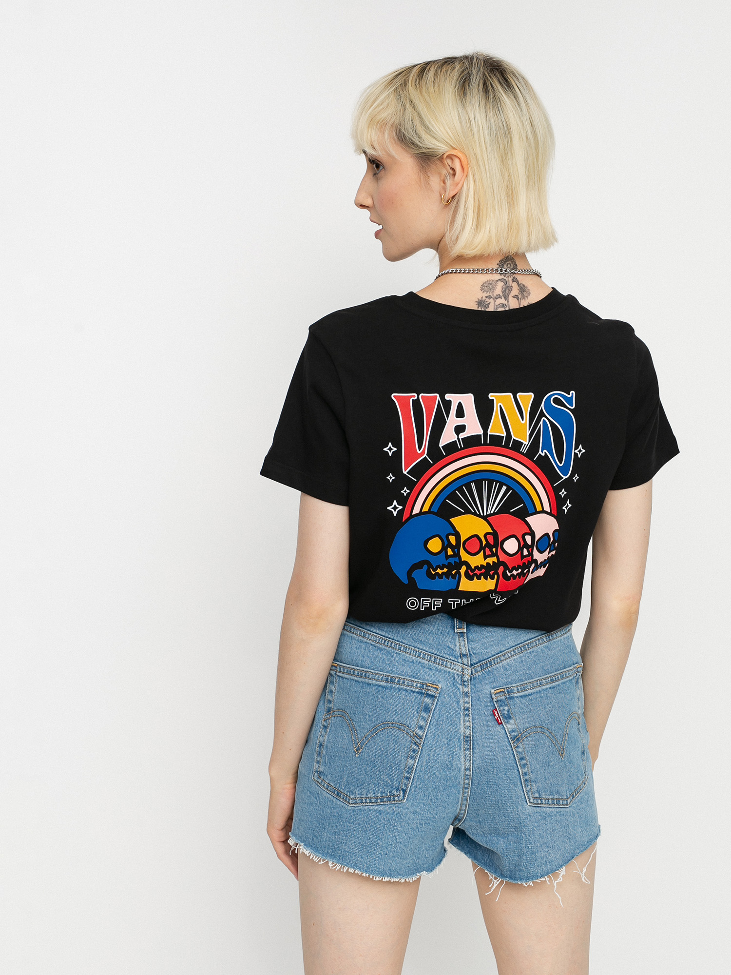 T-shirt Vans Skelebow Wmn (black)