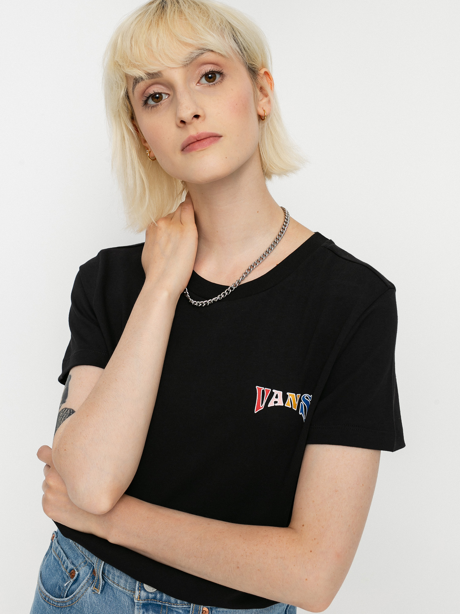 T-shirt Vans Skelebow Wmn (black)