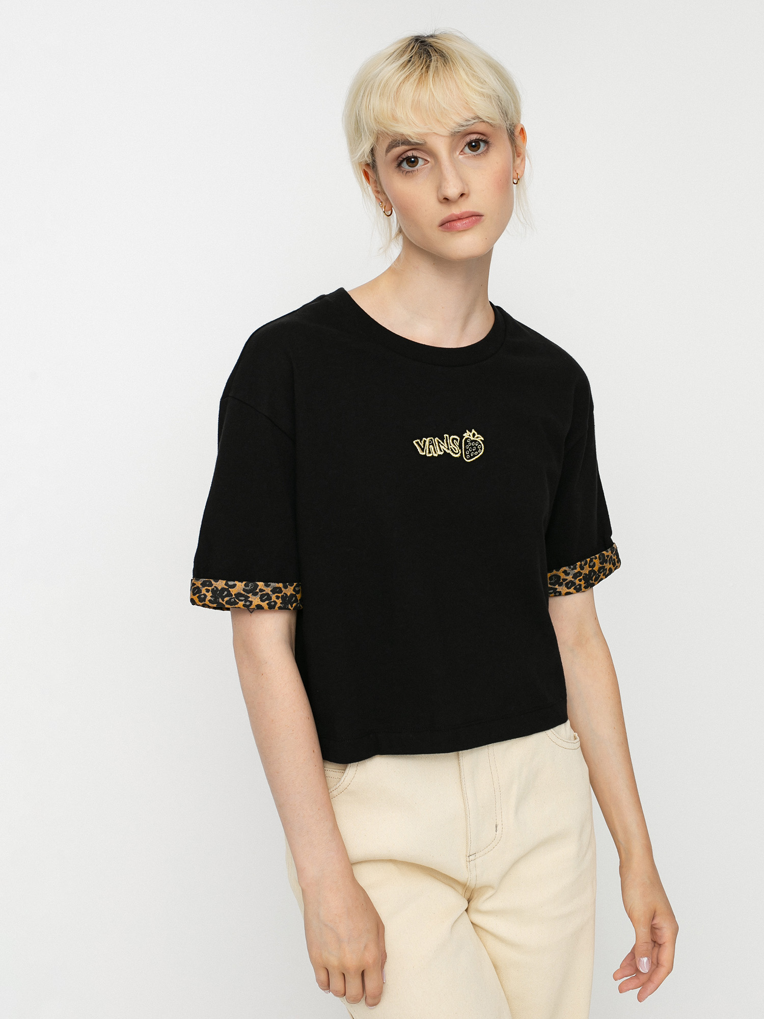 T-shirt Vans Strauberry Boxy Wmn (black)