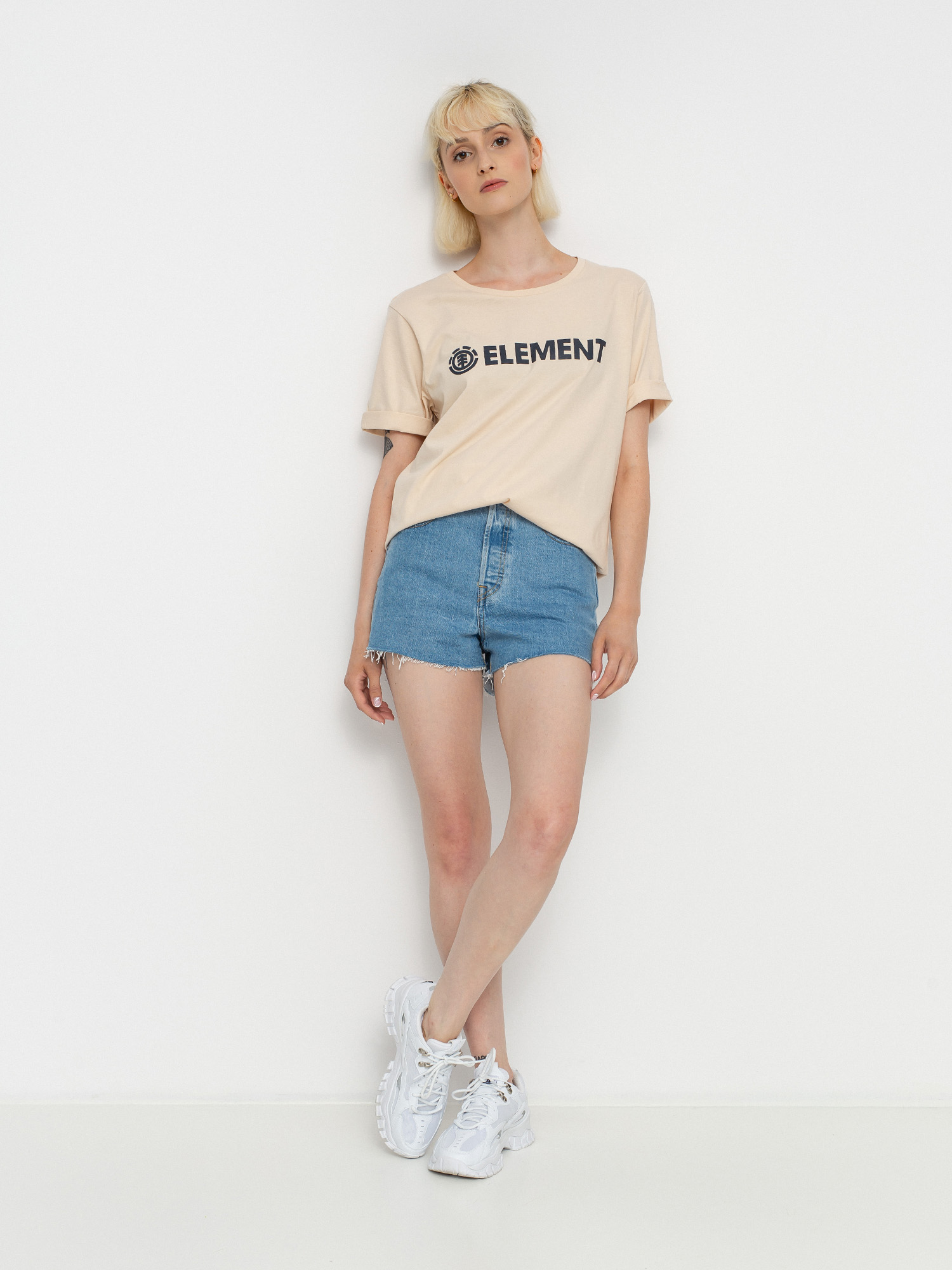 T-shirt Element Element Logo Wmn (white smoke)