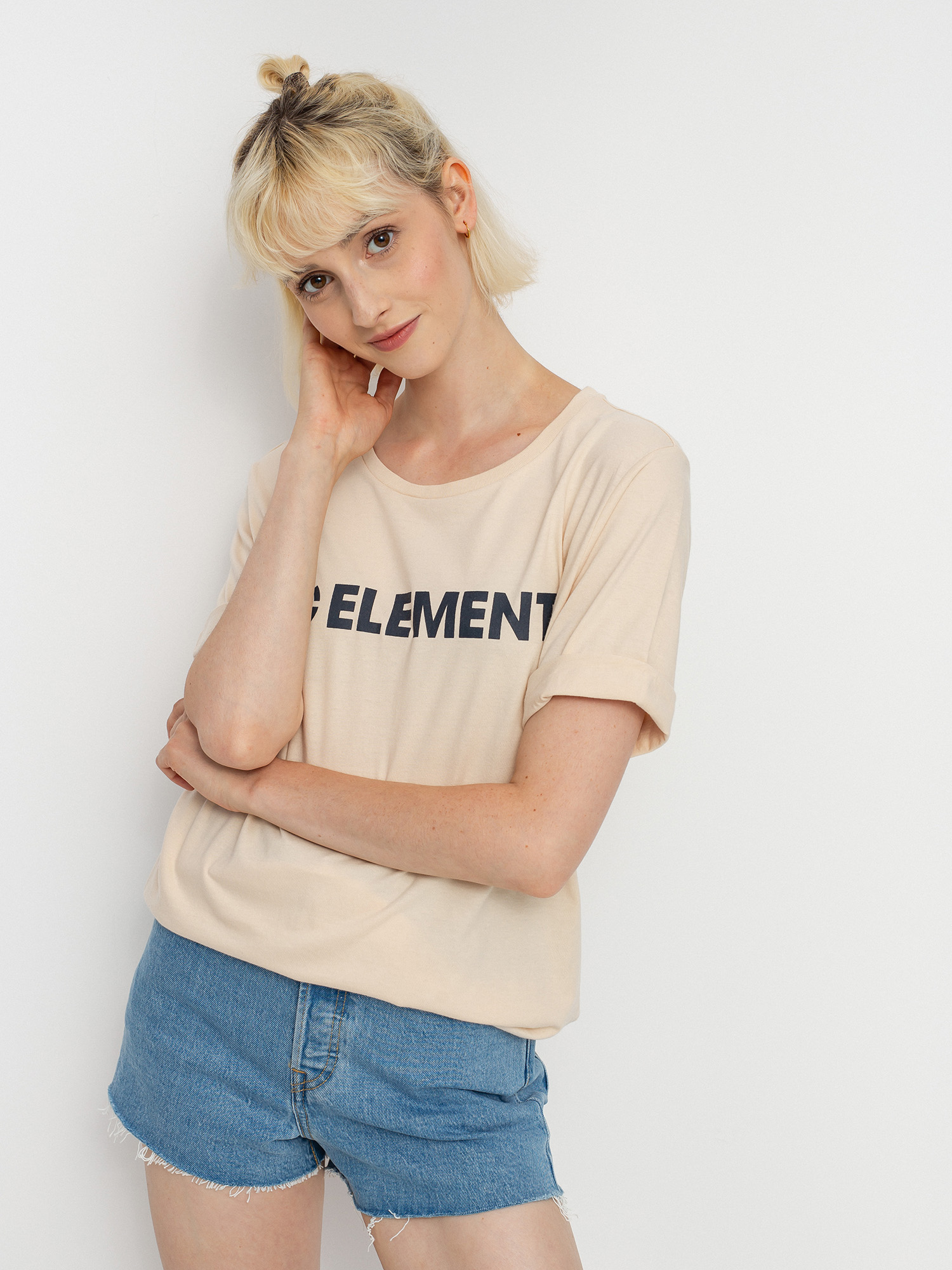 T-shirt Element Element Logo Wmn (white smoke)