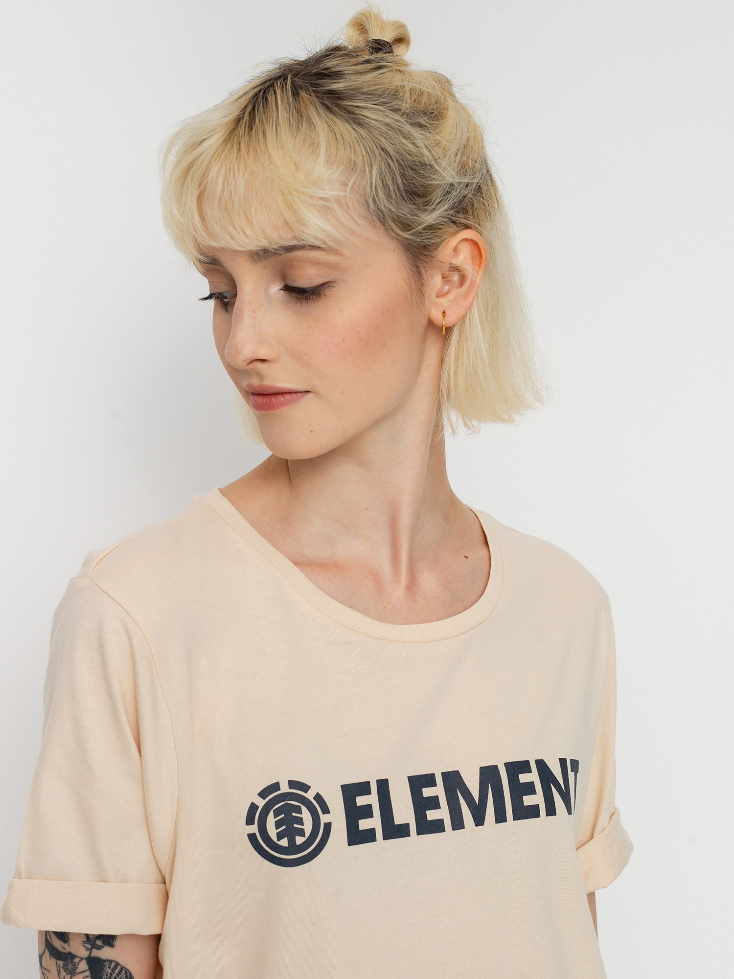 T-shirt Element Element Logo Wmn (white smoke)