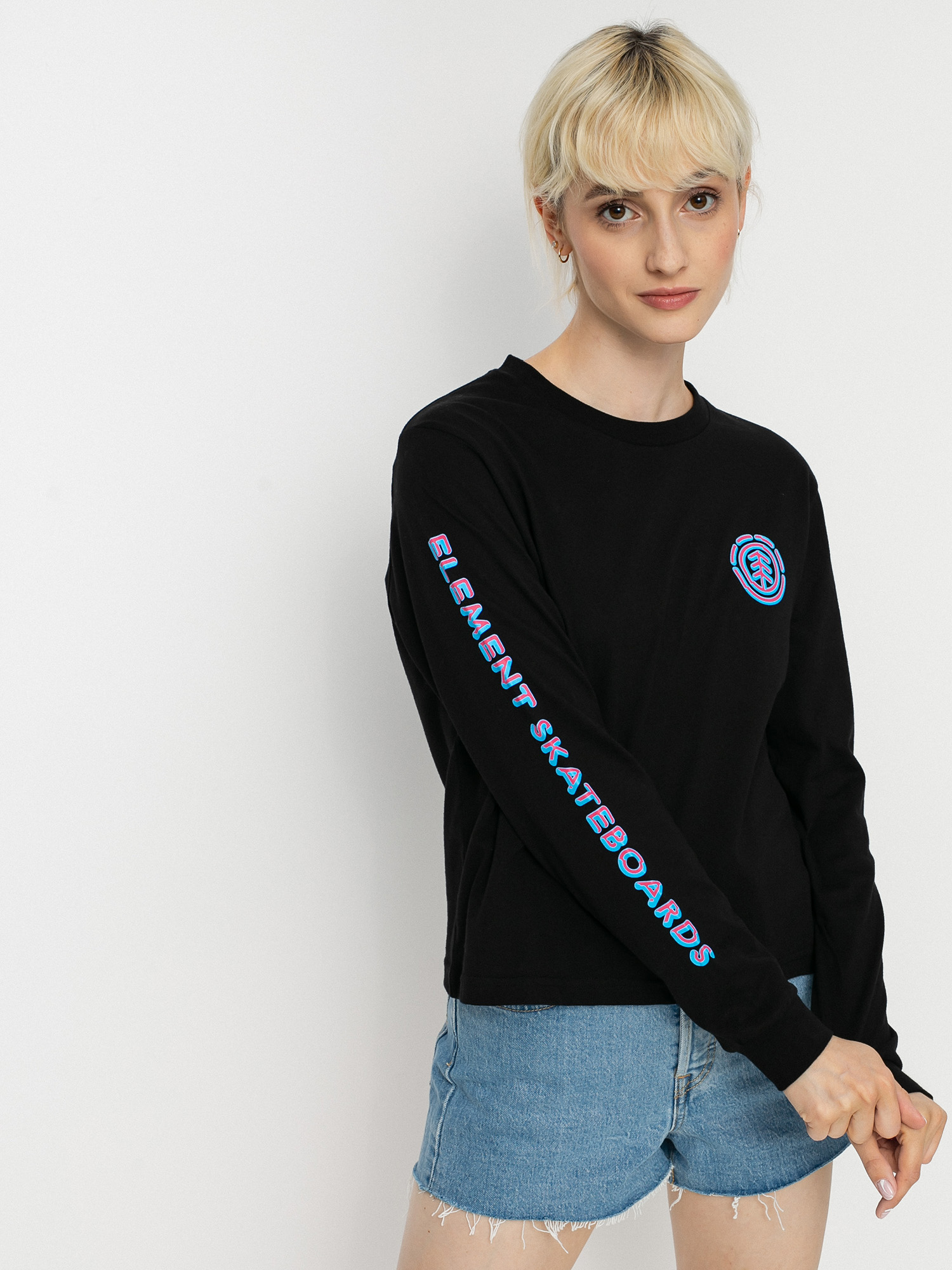 Longsleeve Element Chrome Wmn (flint black)