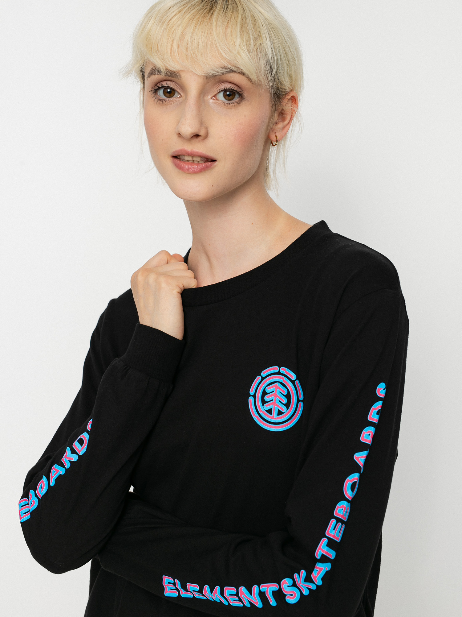 Longsleeve Element Chrome Wmn (flint black)