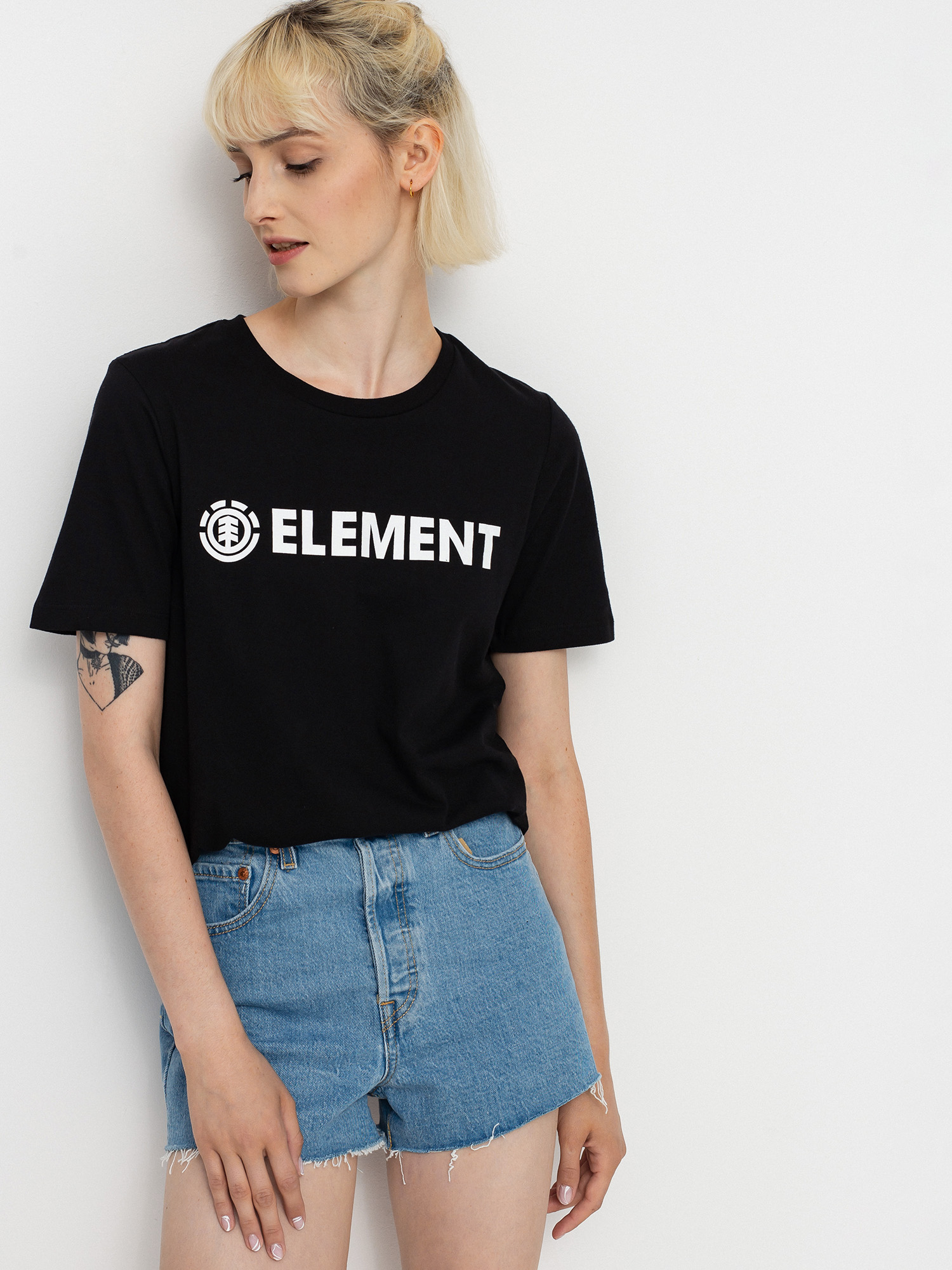 T-shirt Element Element Logo Cr Wmn (black)