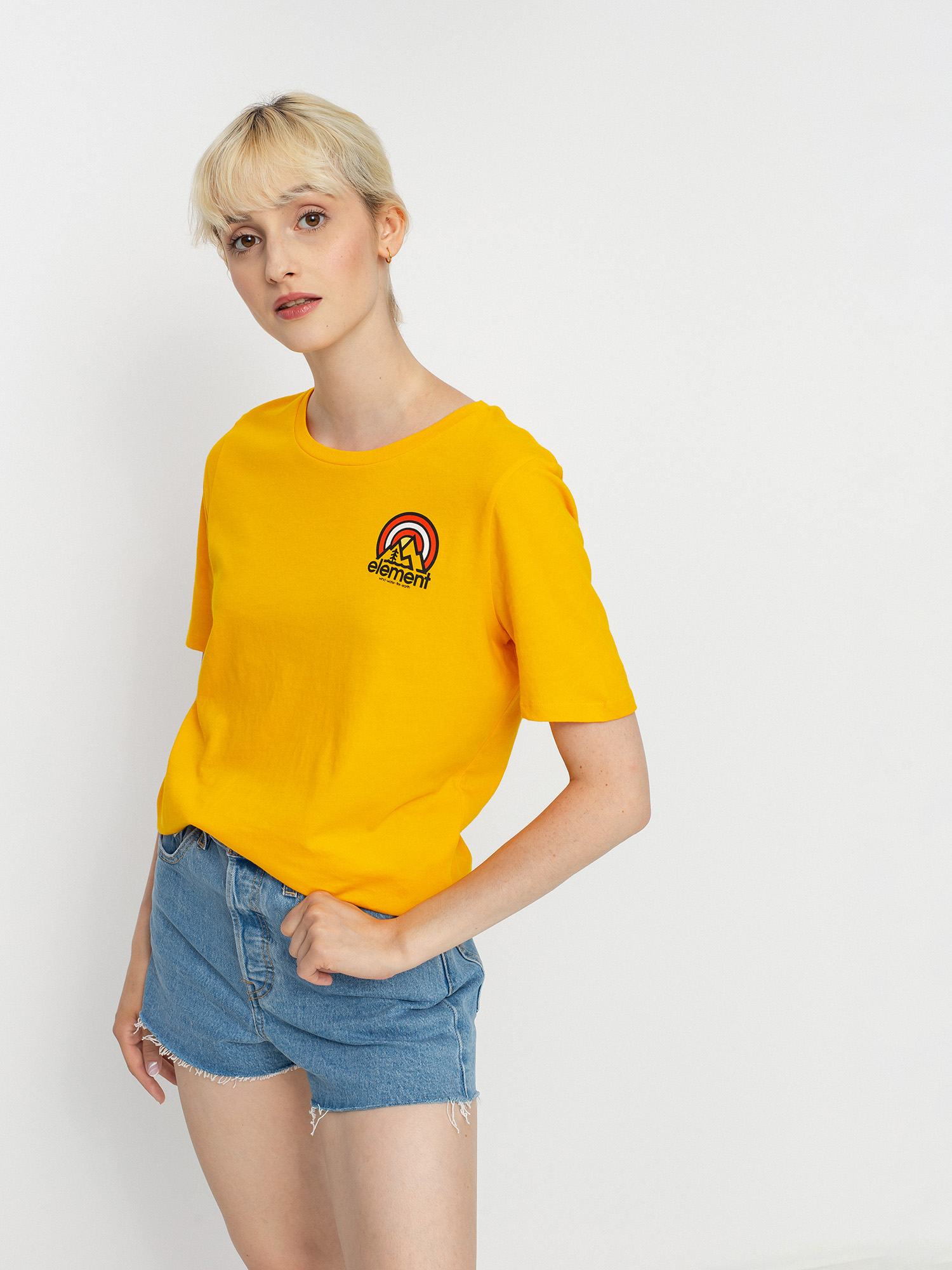 T-shirt Element Branded Cr Wmn (gold)