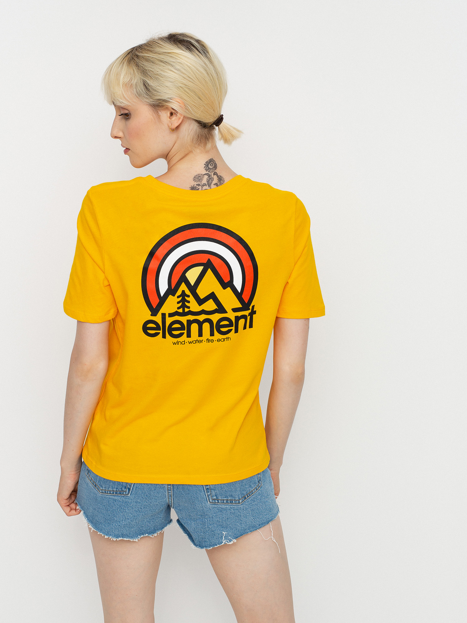 T-shirt Element Branded Cr Wmn (gold)