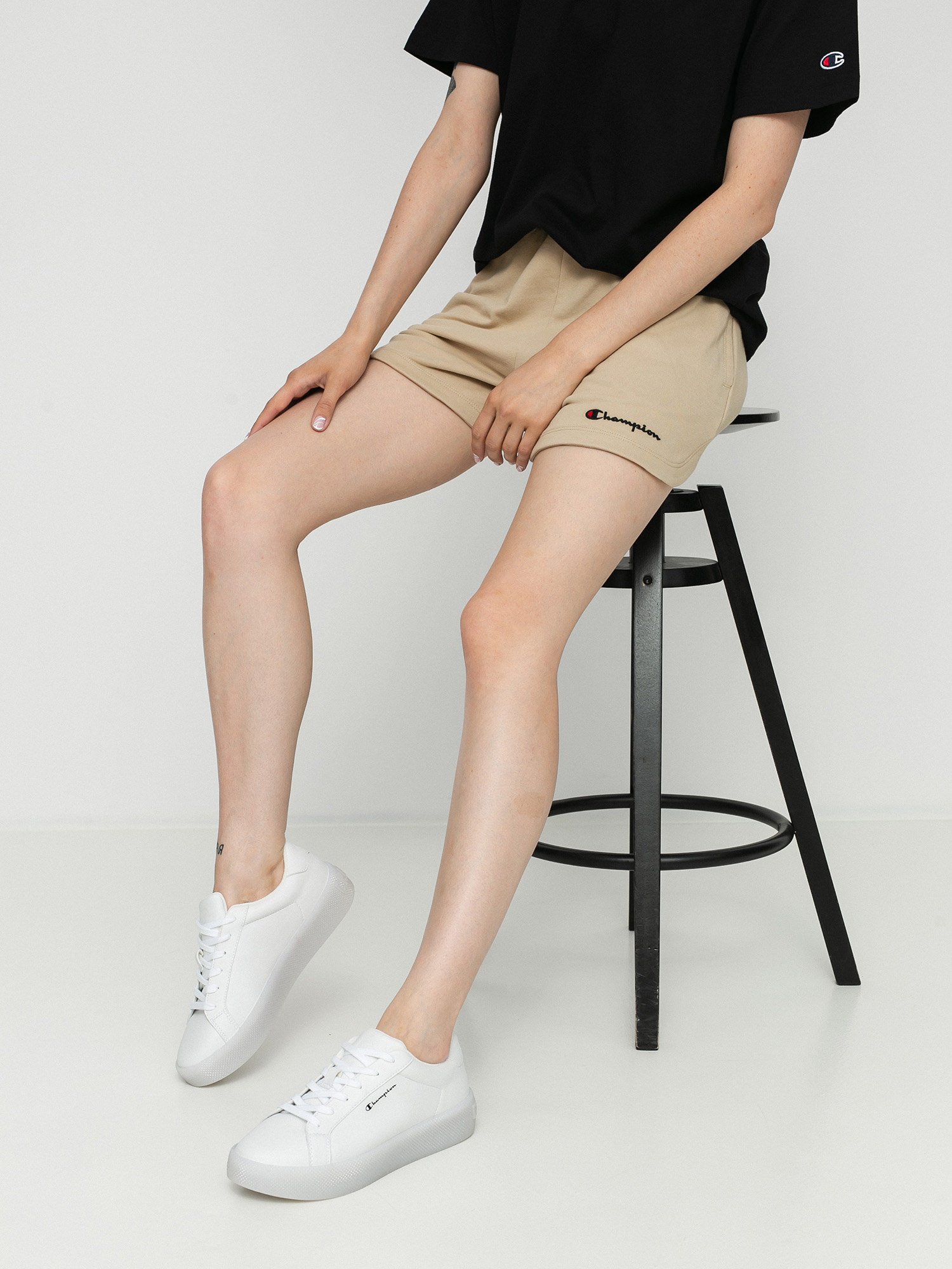 Къси панталони Champion Regular High Waist Shorts 114354 Wmn (wpp)