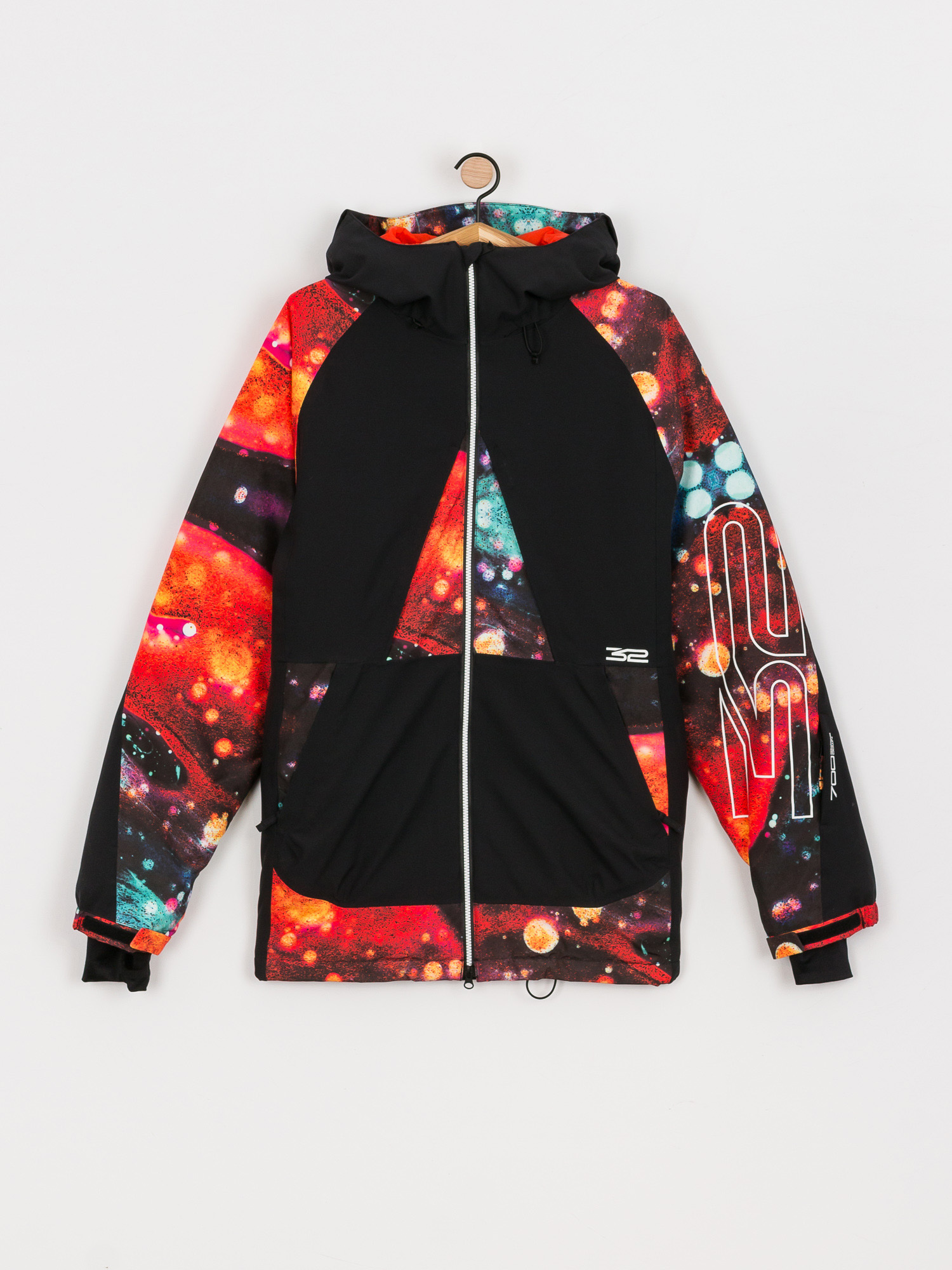 Męska Kurtka snowboardowa ThirtyTwo Mullair Zen (black/print)