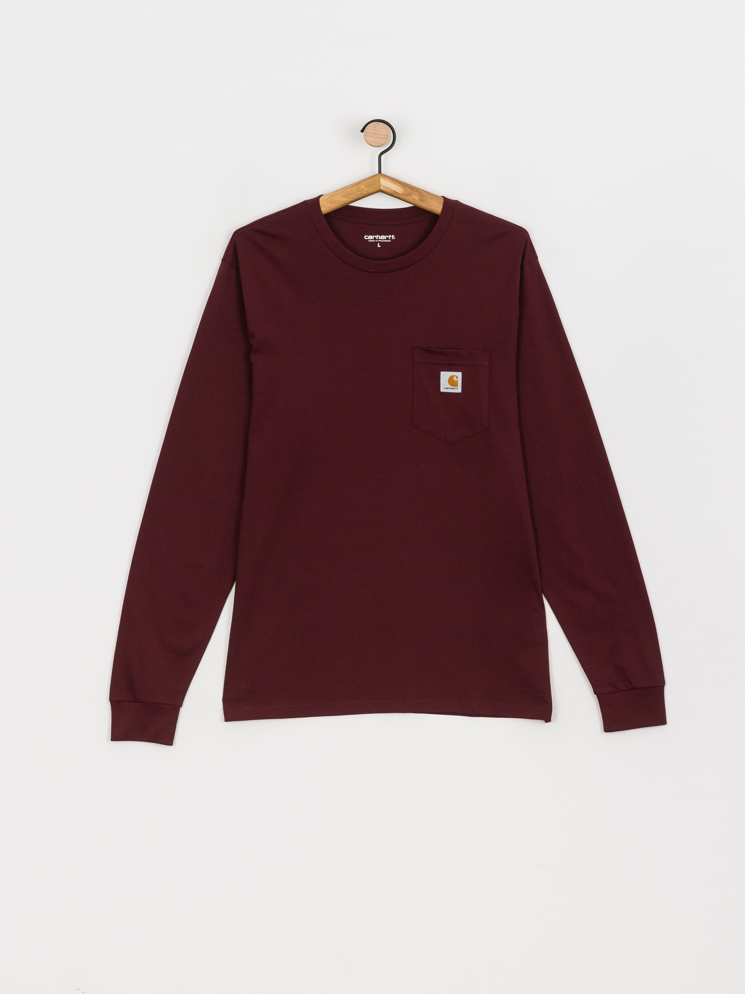 Longsleeve Carhartt WIP Pocket (wine)