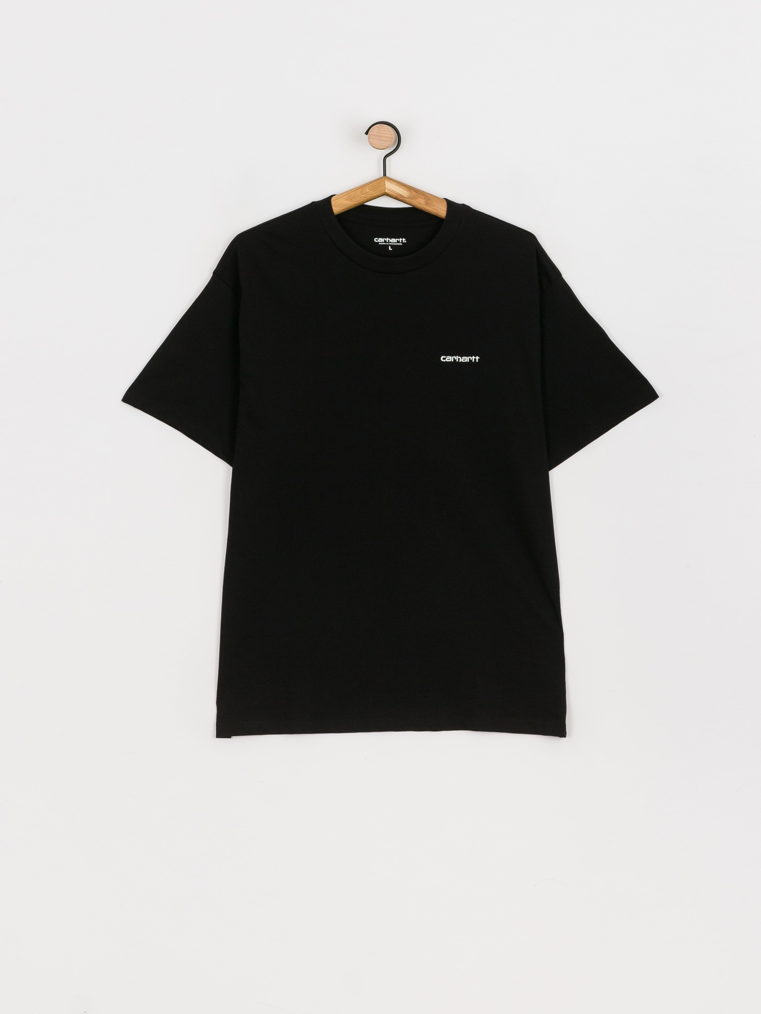 T-shirt Carhartt WIP Script Embroidery (black/white)