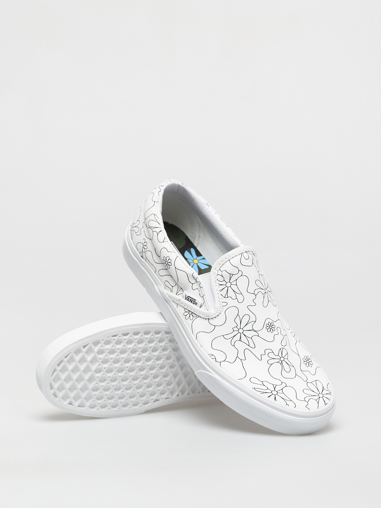 Buty Vans Classic Slip On (u paint/camo daisy)