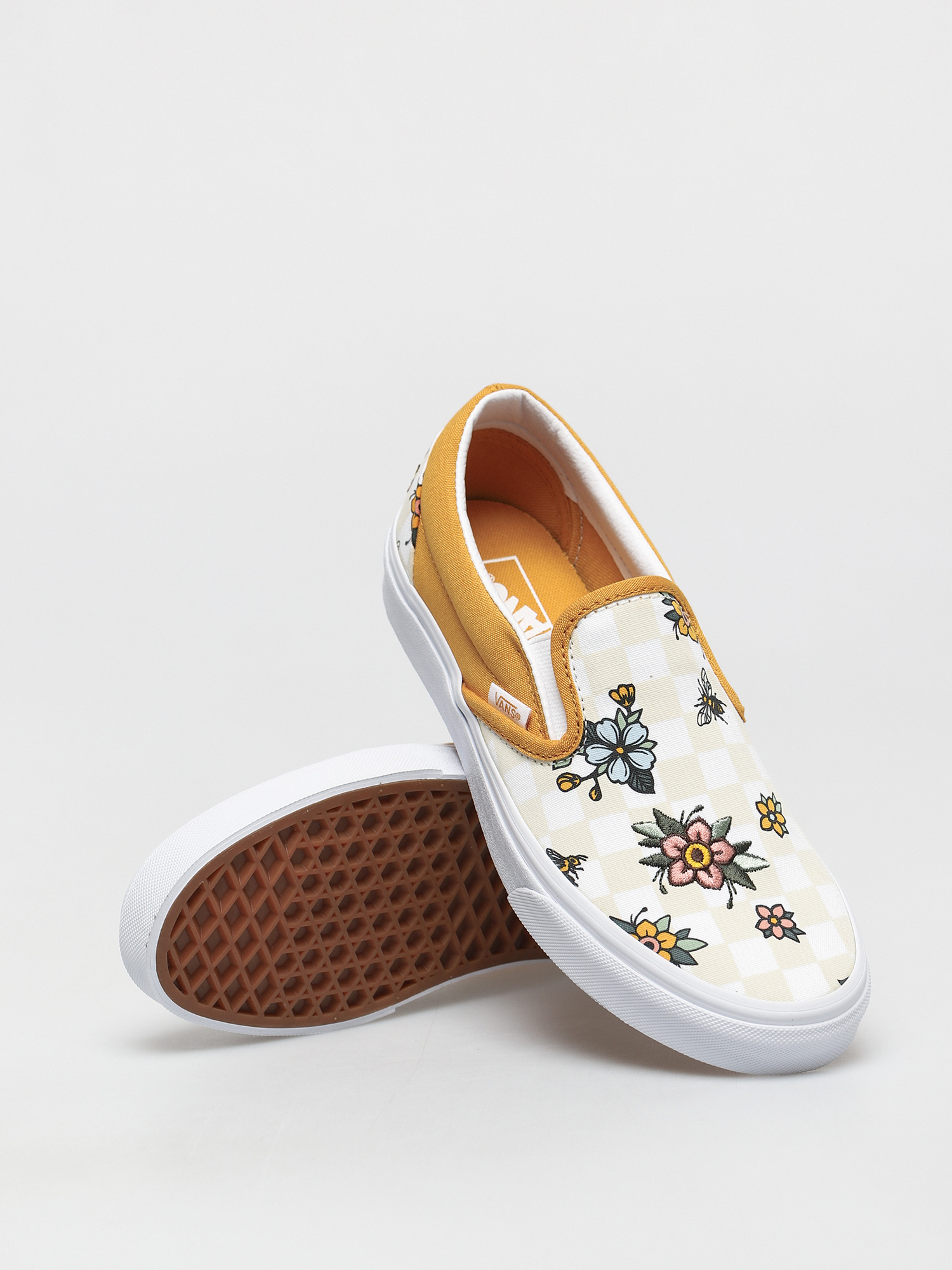 Buty Vans Classic Slip On (garden check/blk/tr wht)
