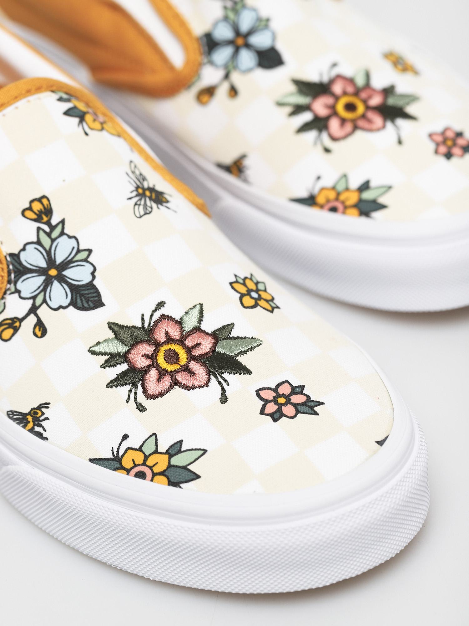 Buty Vans Classic Slip On (garden check/blk/tr wht)