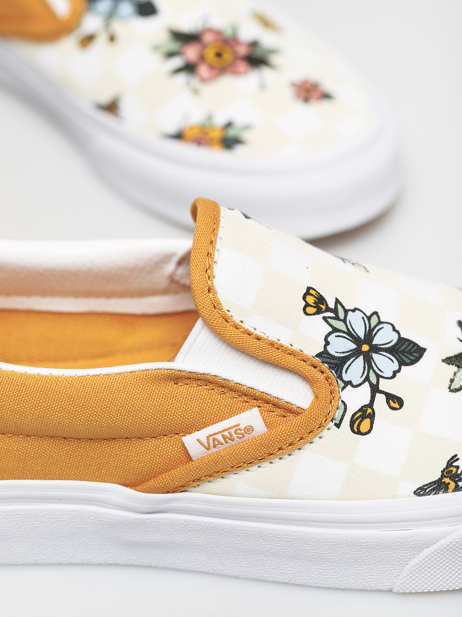 Buty Vans Classic Slip On (garden check/blk/tr wht)