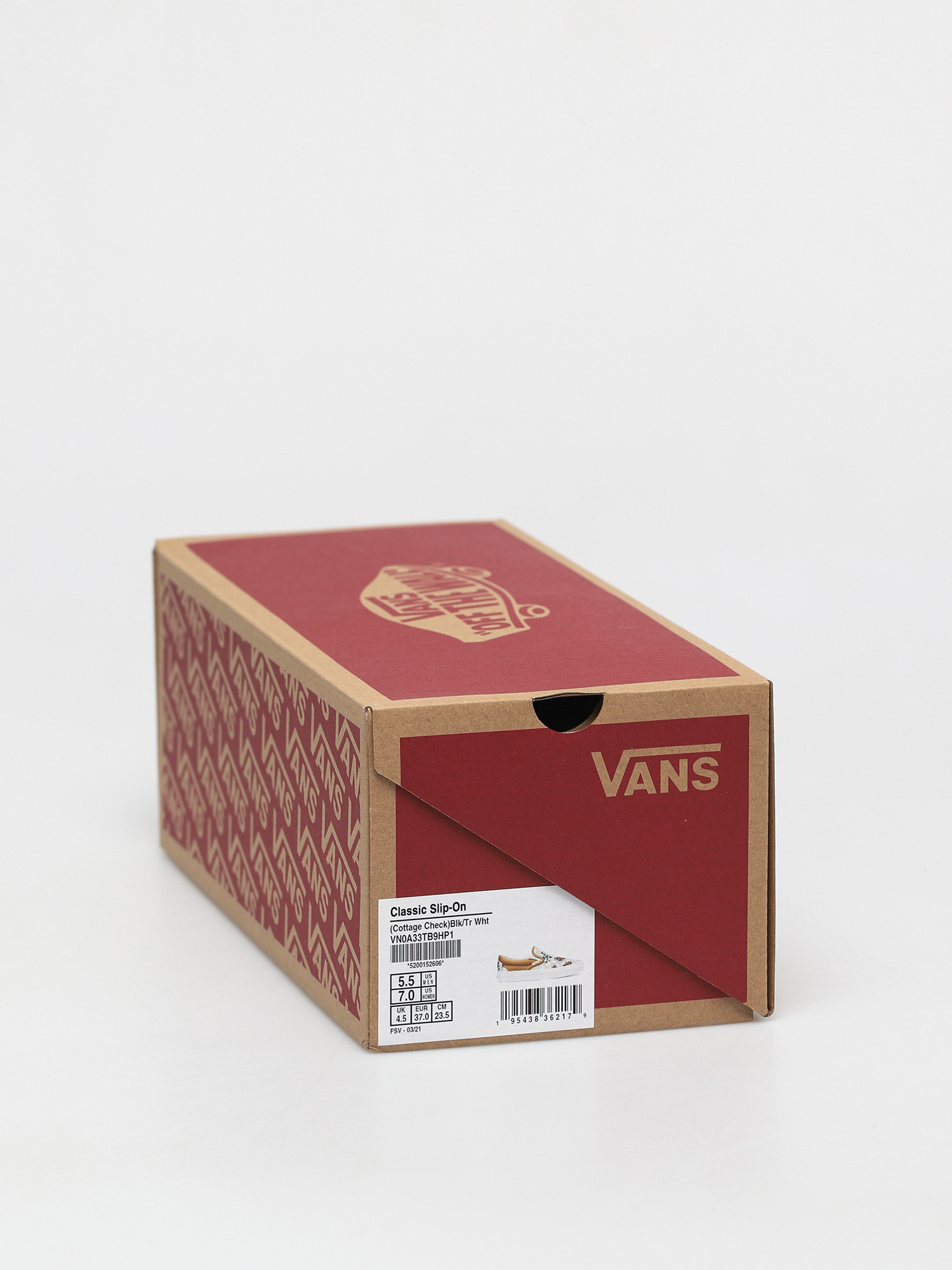 Buty Vans Classic Slip On (garden check/blk/tr wht)