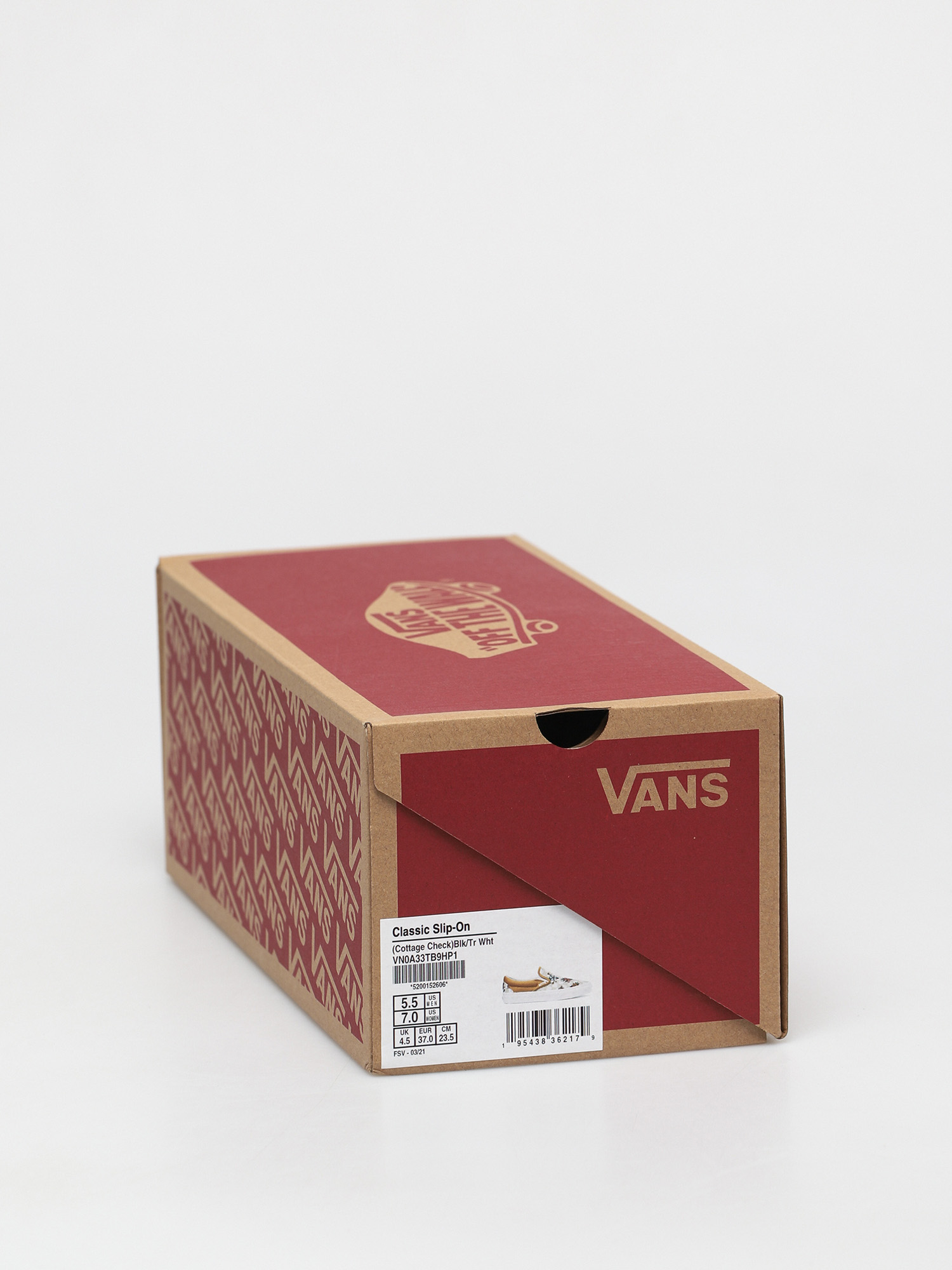 Buty Vans Classic Slip On (garden check/blk/tr wht)