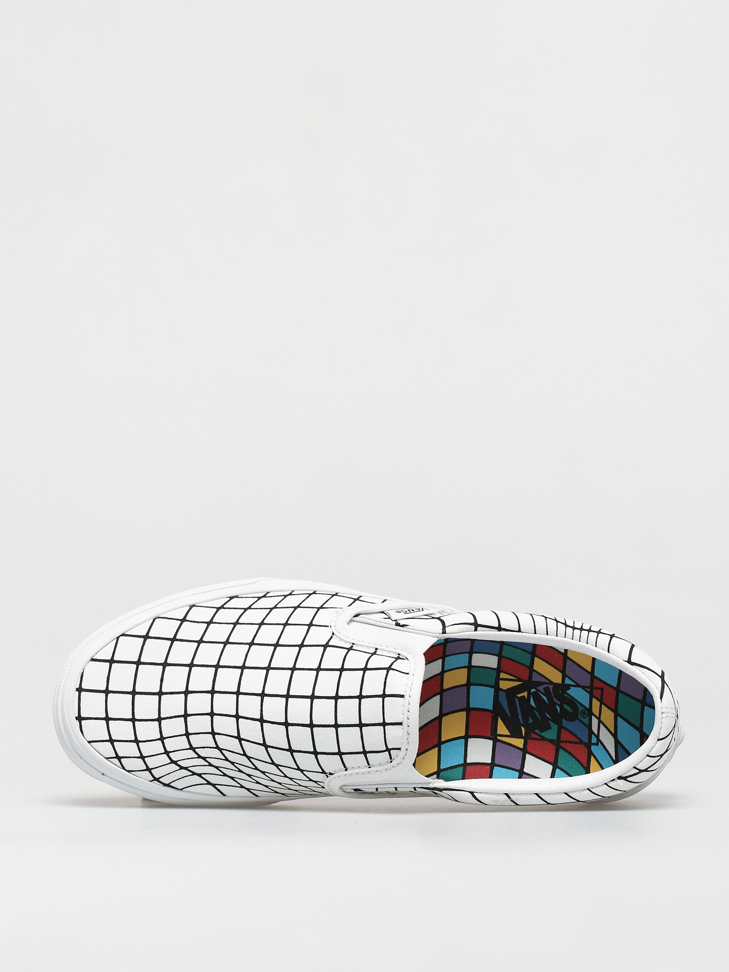 Buty Vans Classic Slip On (u paint/warpcheckerboard)