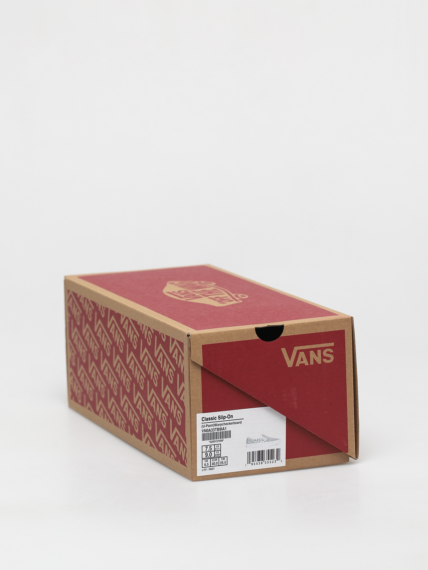 Buty Vans Classic Slip On (u paint/warpcheckerboard)