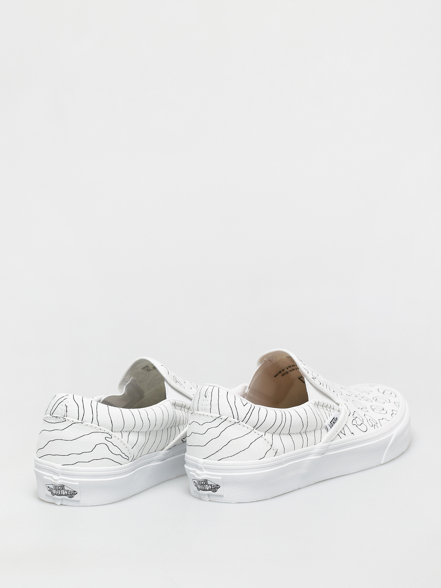 Buty Vans Classic Slip On (u paint/leopard/zebra)