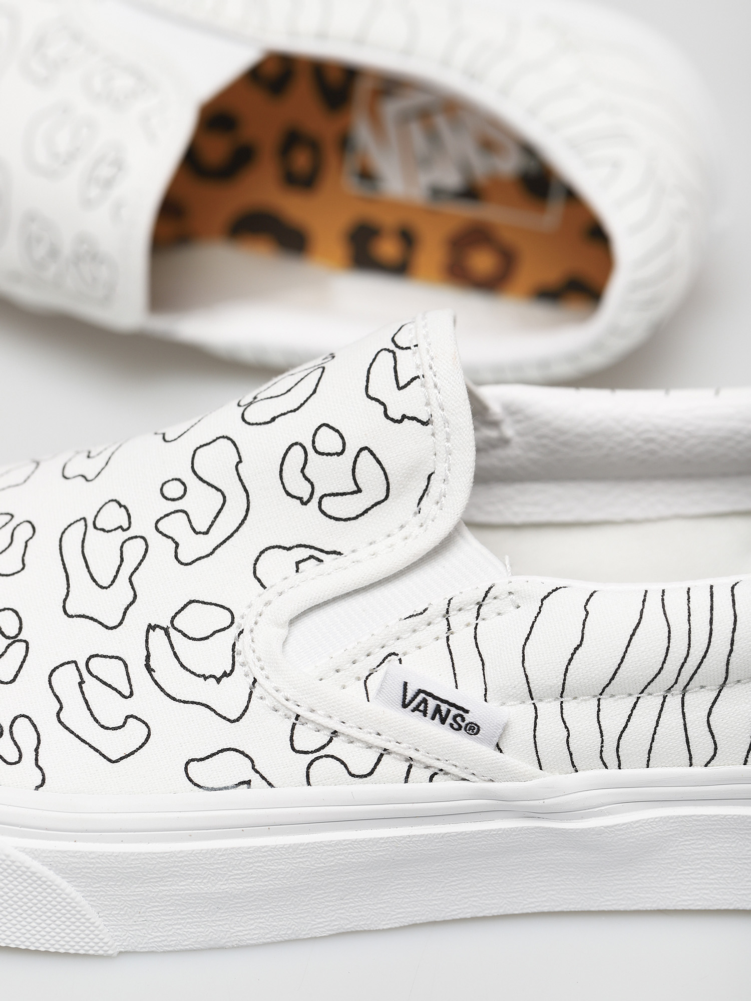 Buty Vans Classic Slip On (u paint/leopard/zebra)