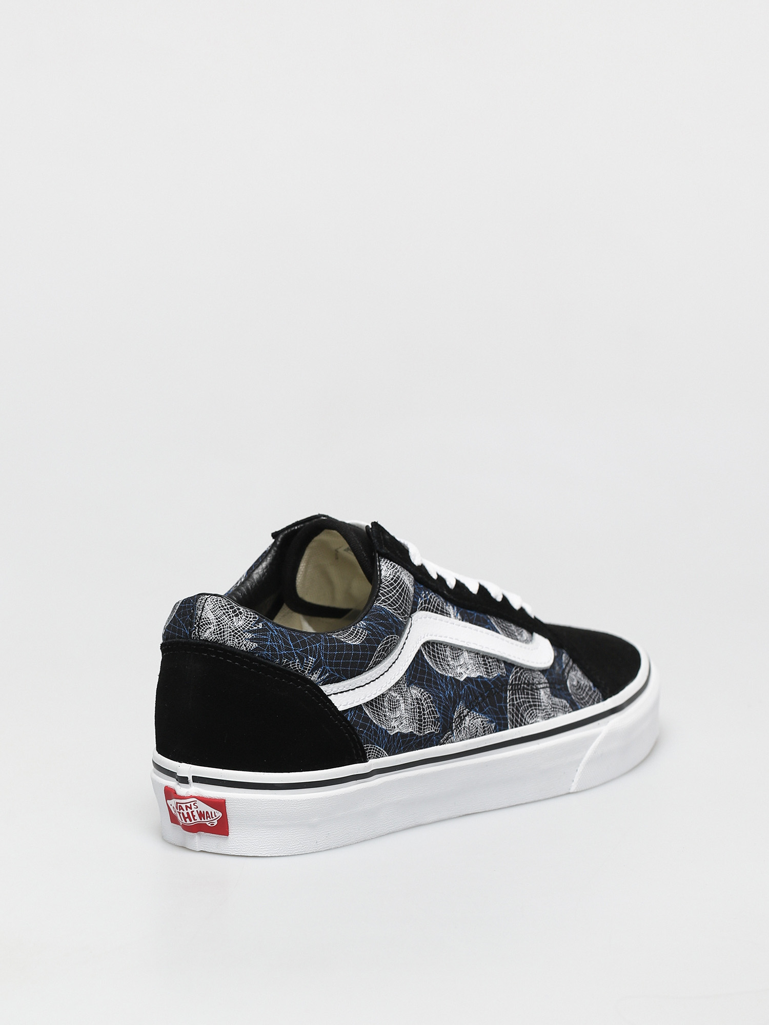 Buty Vans Old Skool (wireframe skulls/blktrwt)