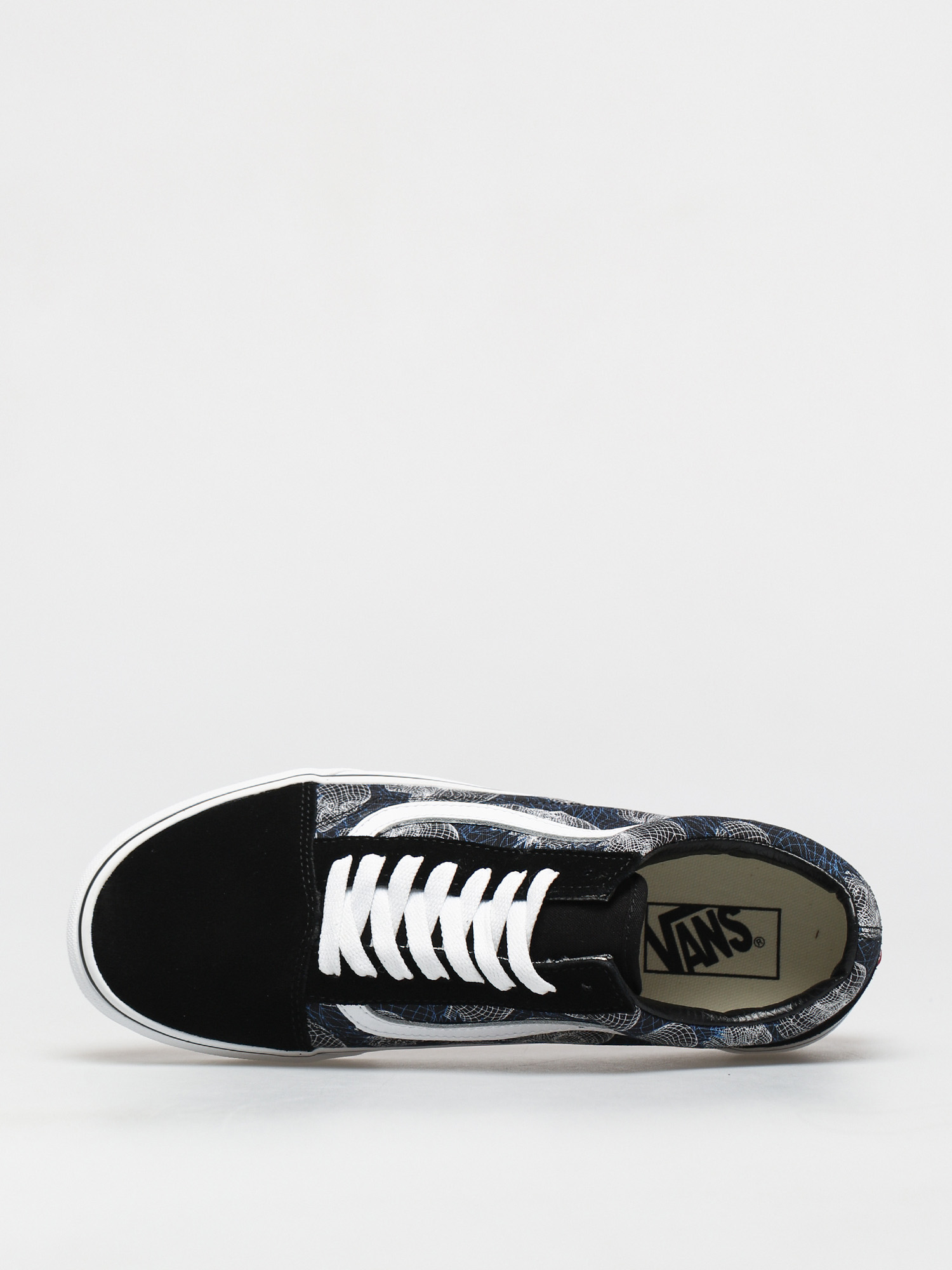 Buty Vans Old Skool (wireframe skulls/blktrwt)