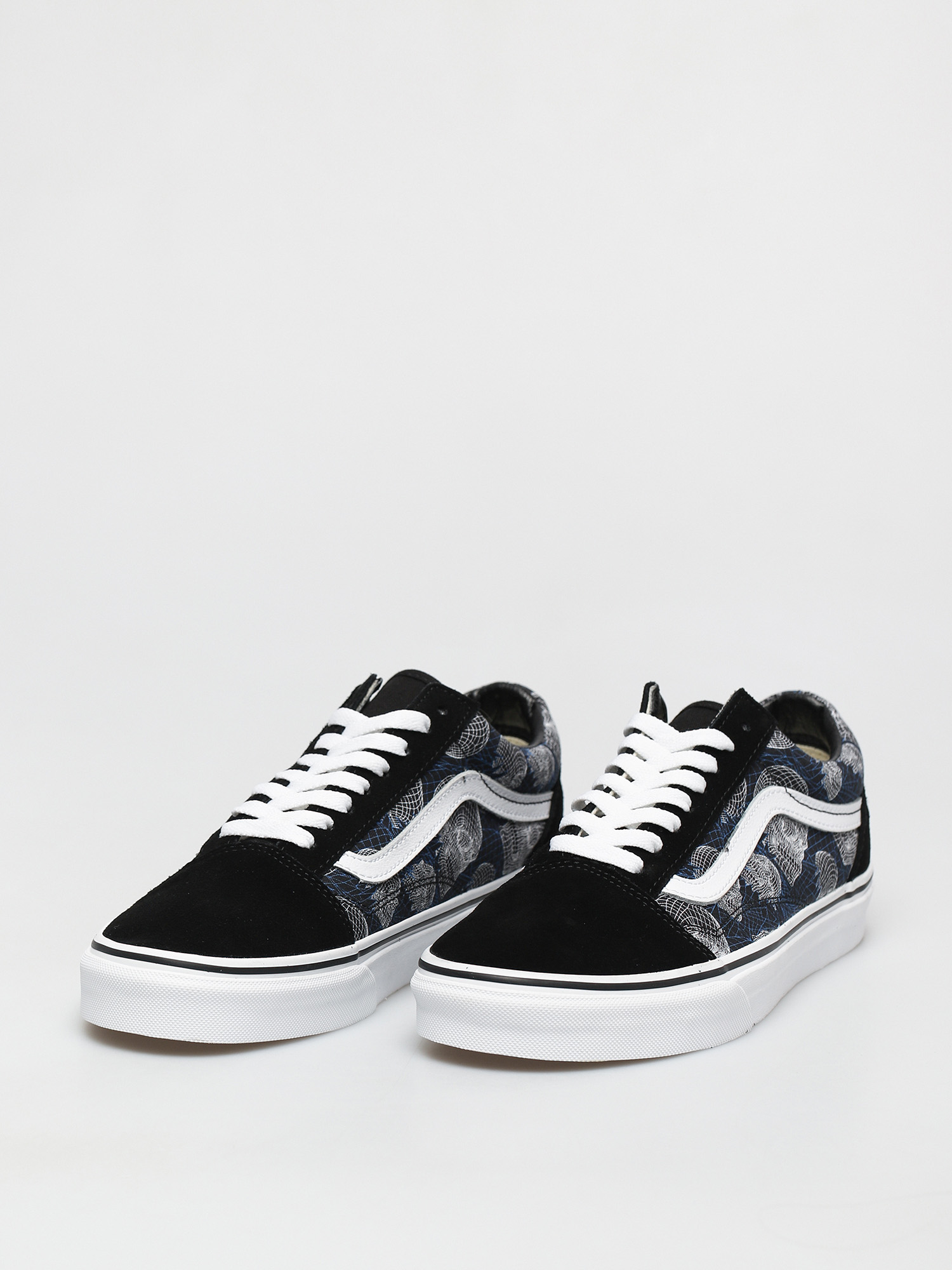 Buty Vans Old Skool (wireframe skulls/blktrwt)