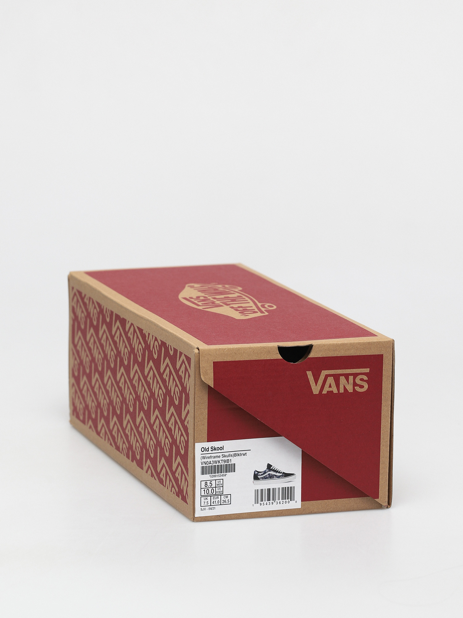 Buty Vans Old Skool (wireframe skulls/blktrwt)