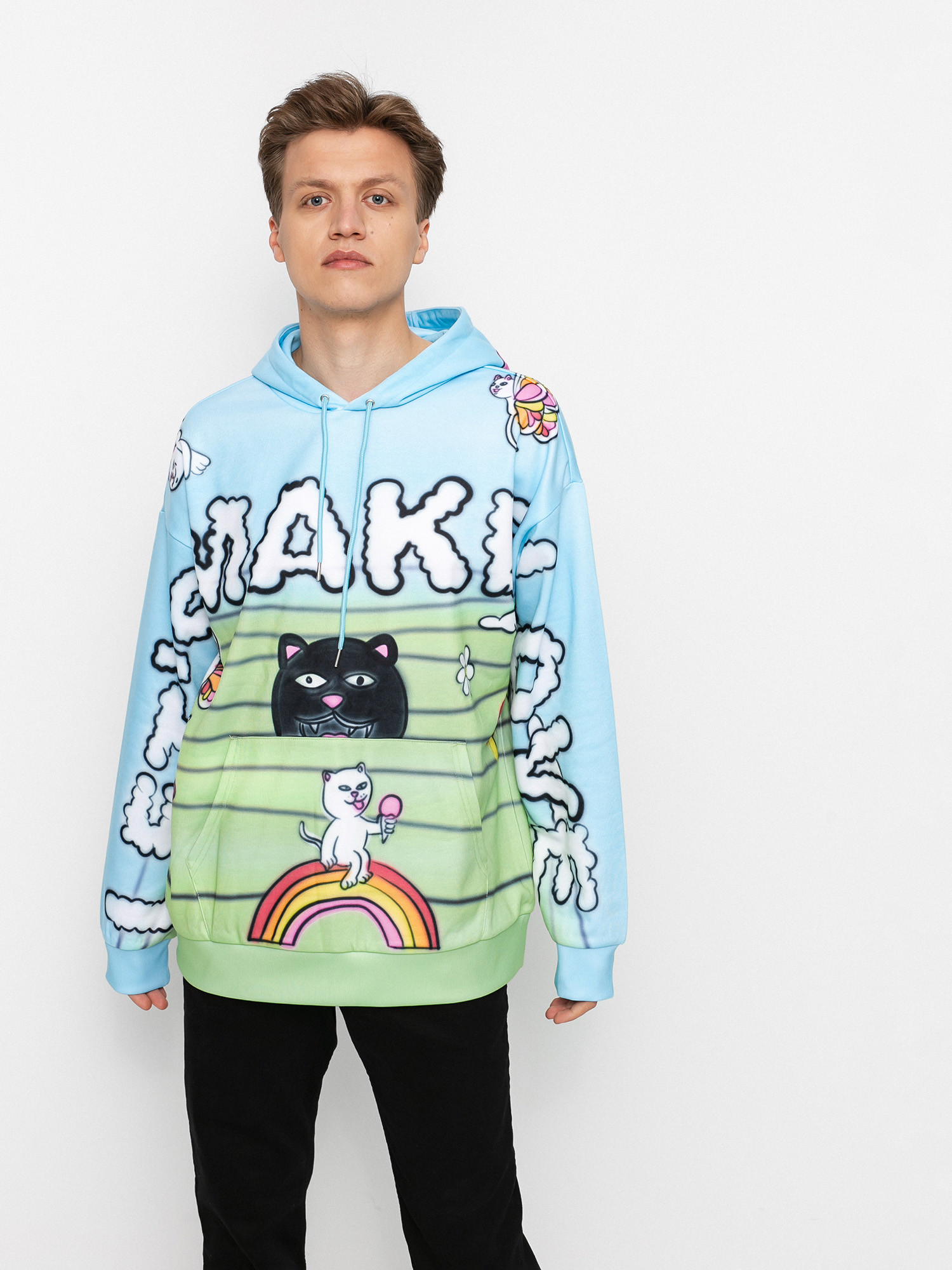 Bluza z kapturem RipNDip Lets Make Love HD (multi)