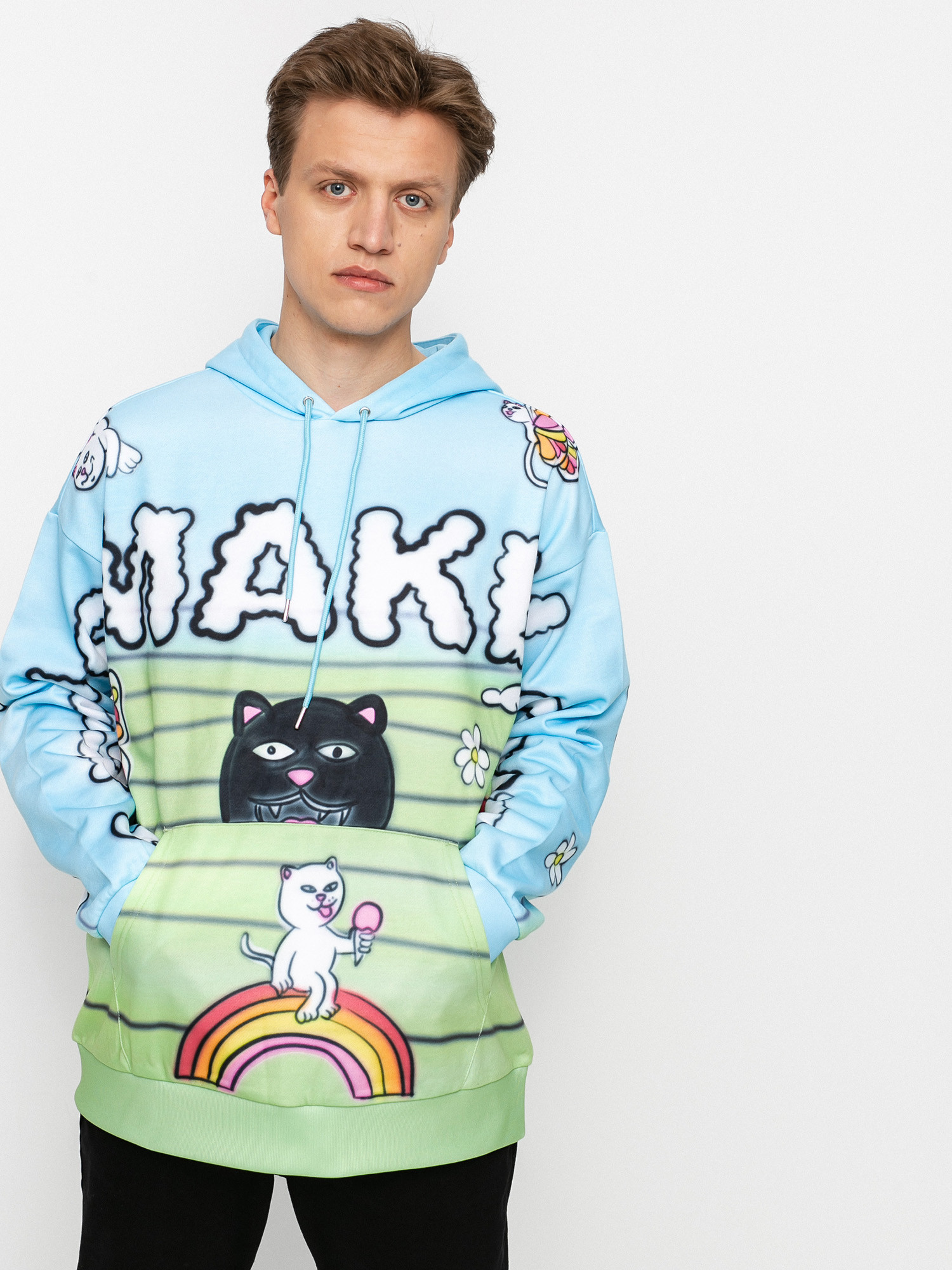 Bluza z kapturem RipNDip Lets Make Love HD (multi)