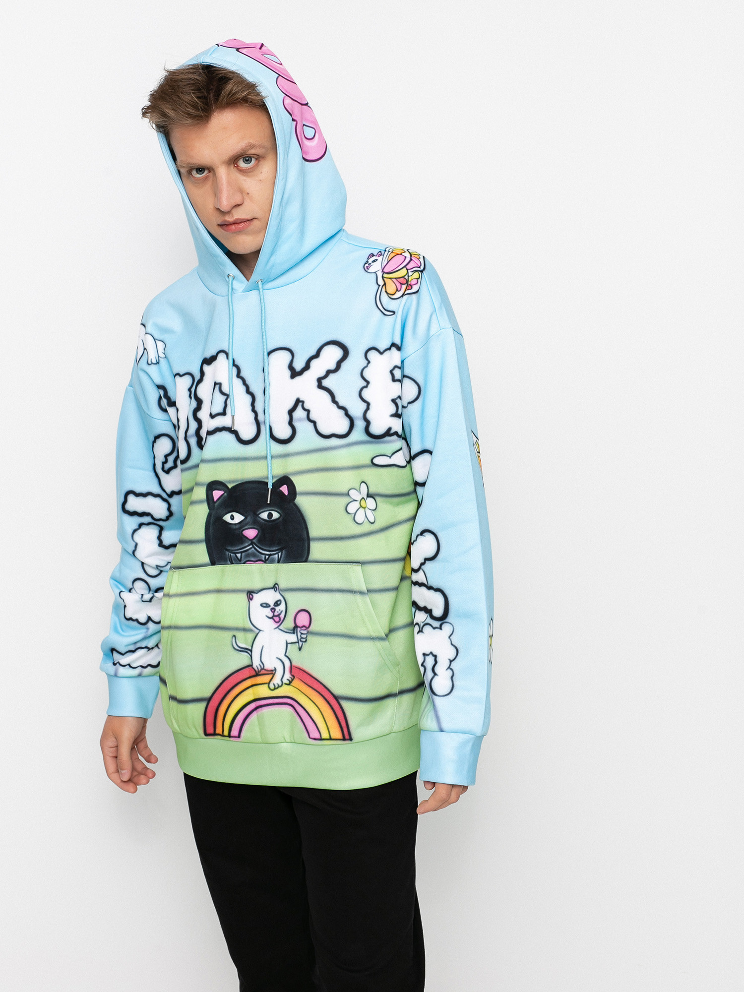 Bluza z kapturem RipNDip Lets Make Love HD (multi)