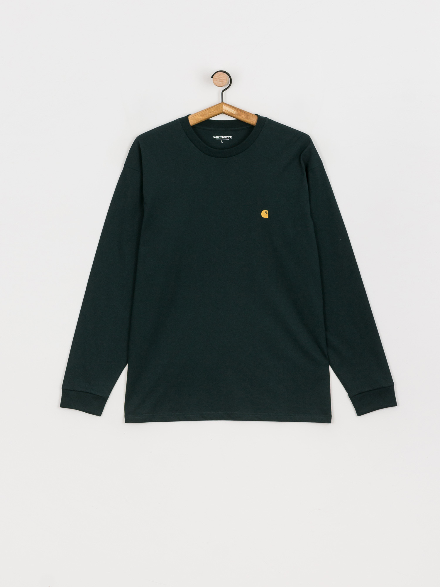 Longsleeve Carhartt WIP Chase (frasier/gold)