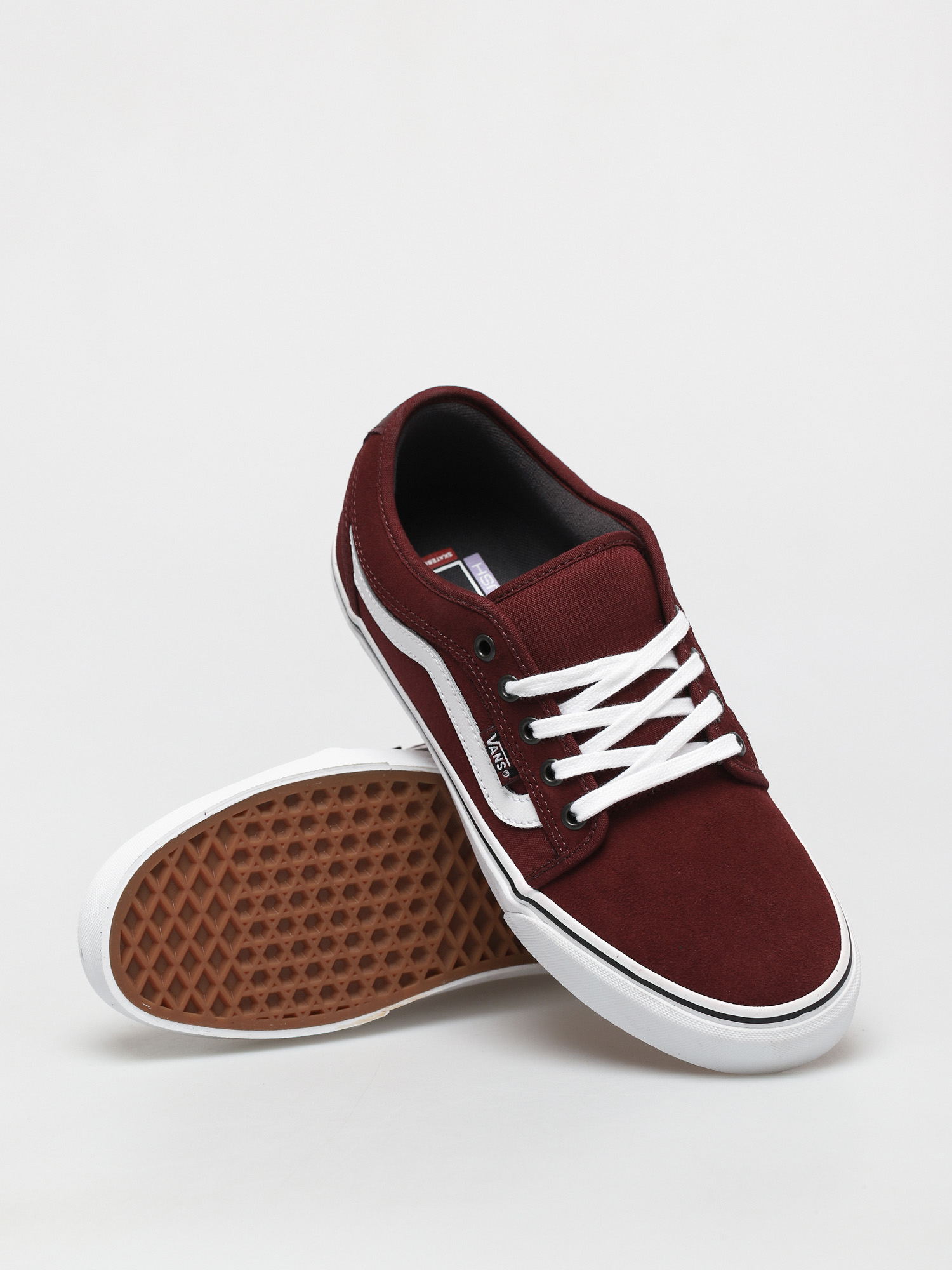 Buty Vans Chukka Low Sidestripe (port/white)