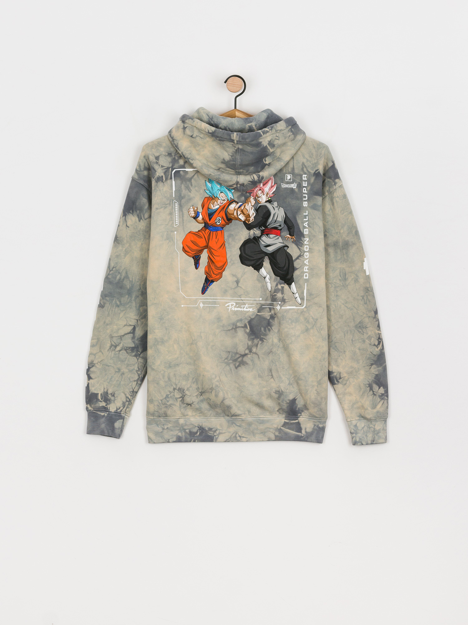 Bluza z kapturem Primitive Goku Versus Washed HD (navy)