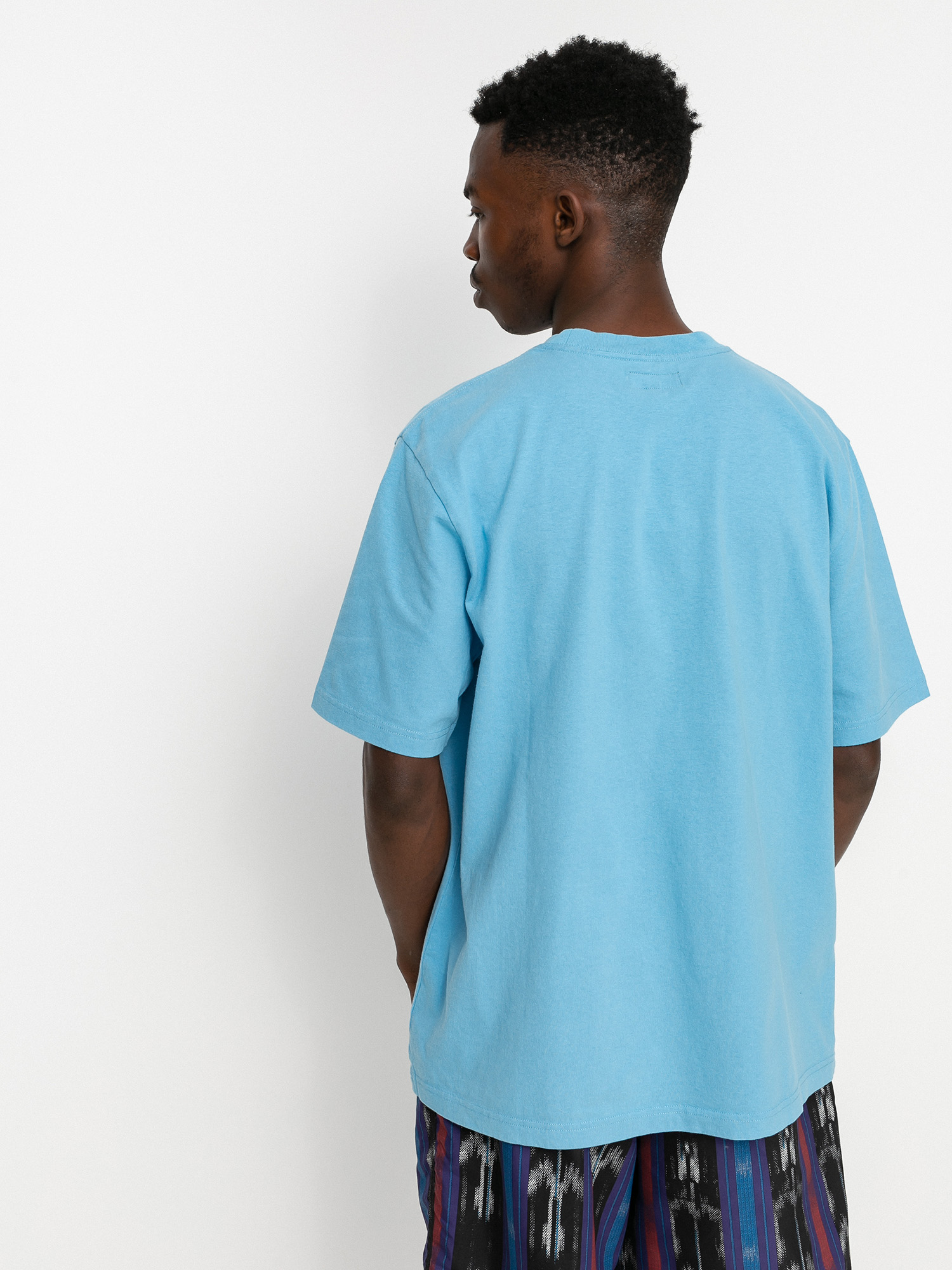 T-shirt Stussy Stock Logo (blue)