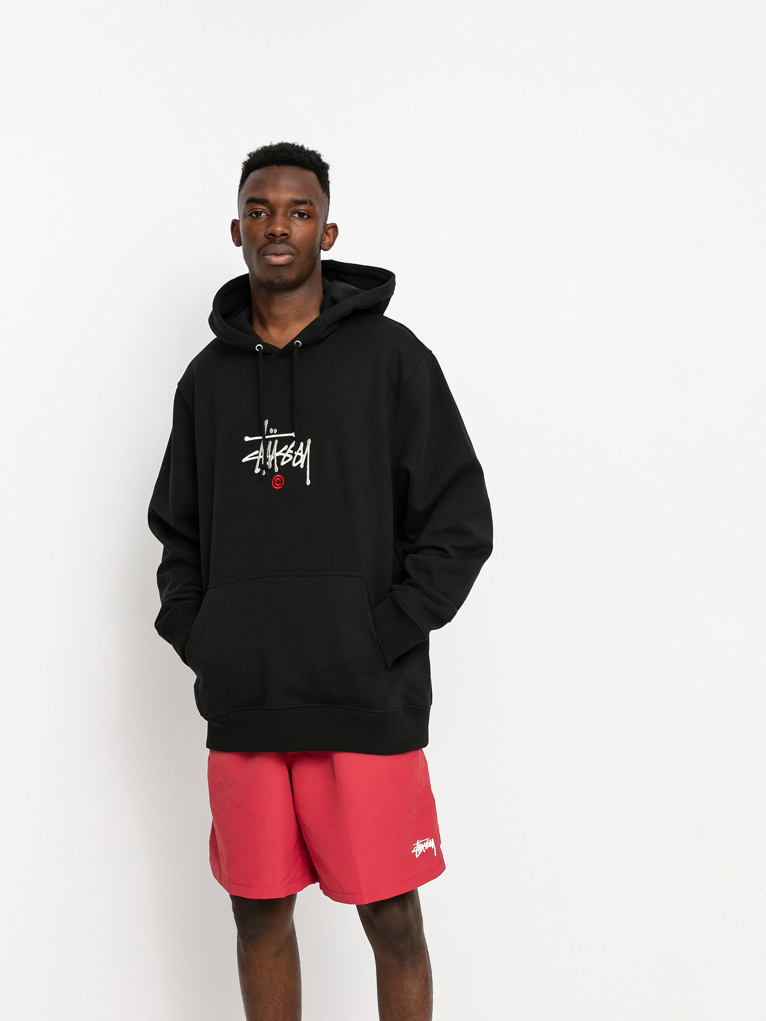 Bluza z kapturem Stussy Stussy Copyright App. HD (black)