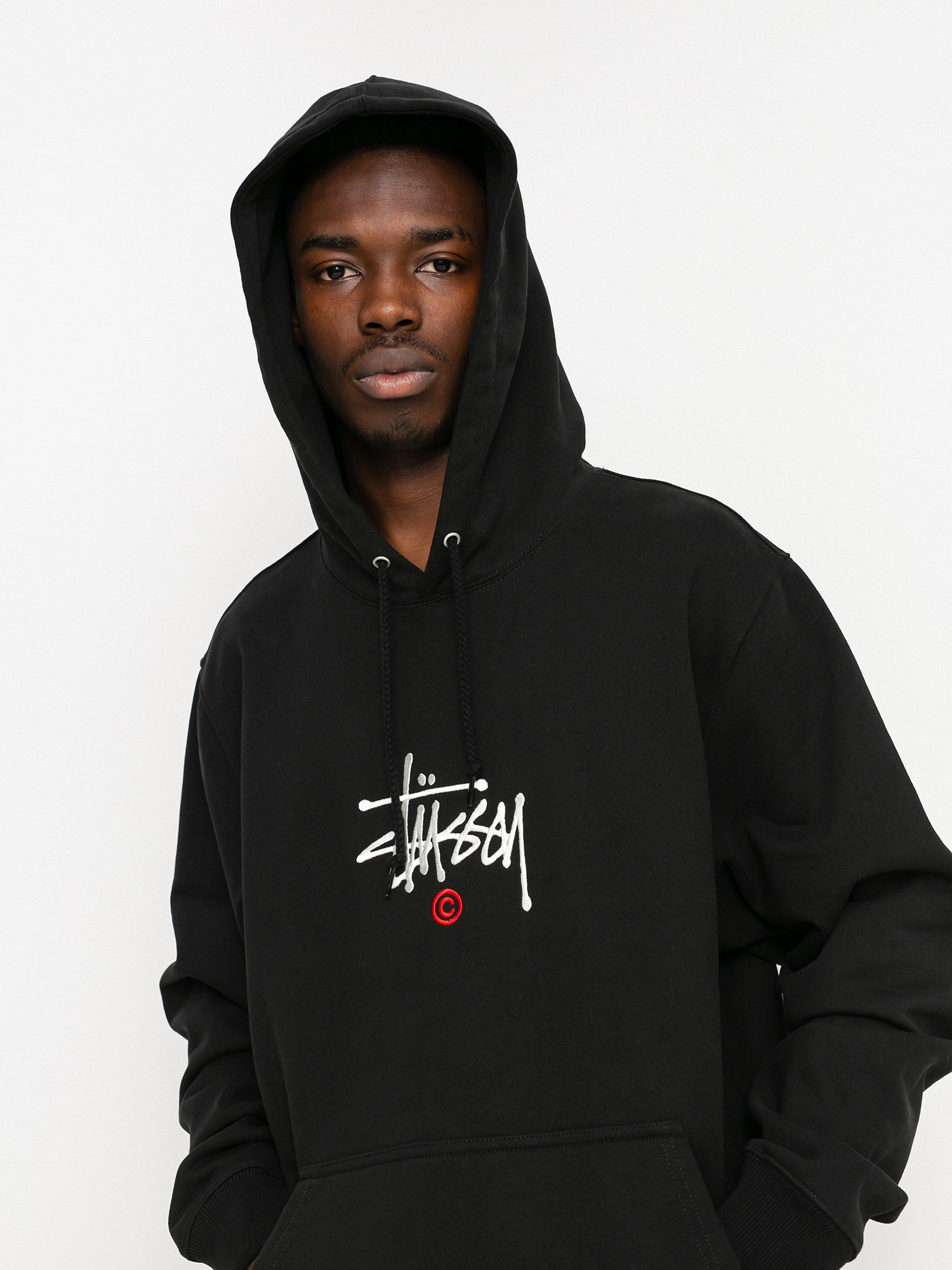 Bluza z kapturem Stussy Stussy Copyright App. HD (black)